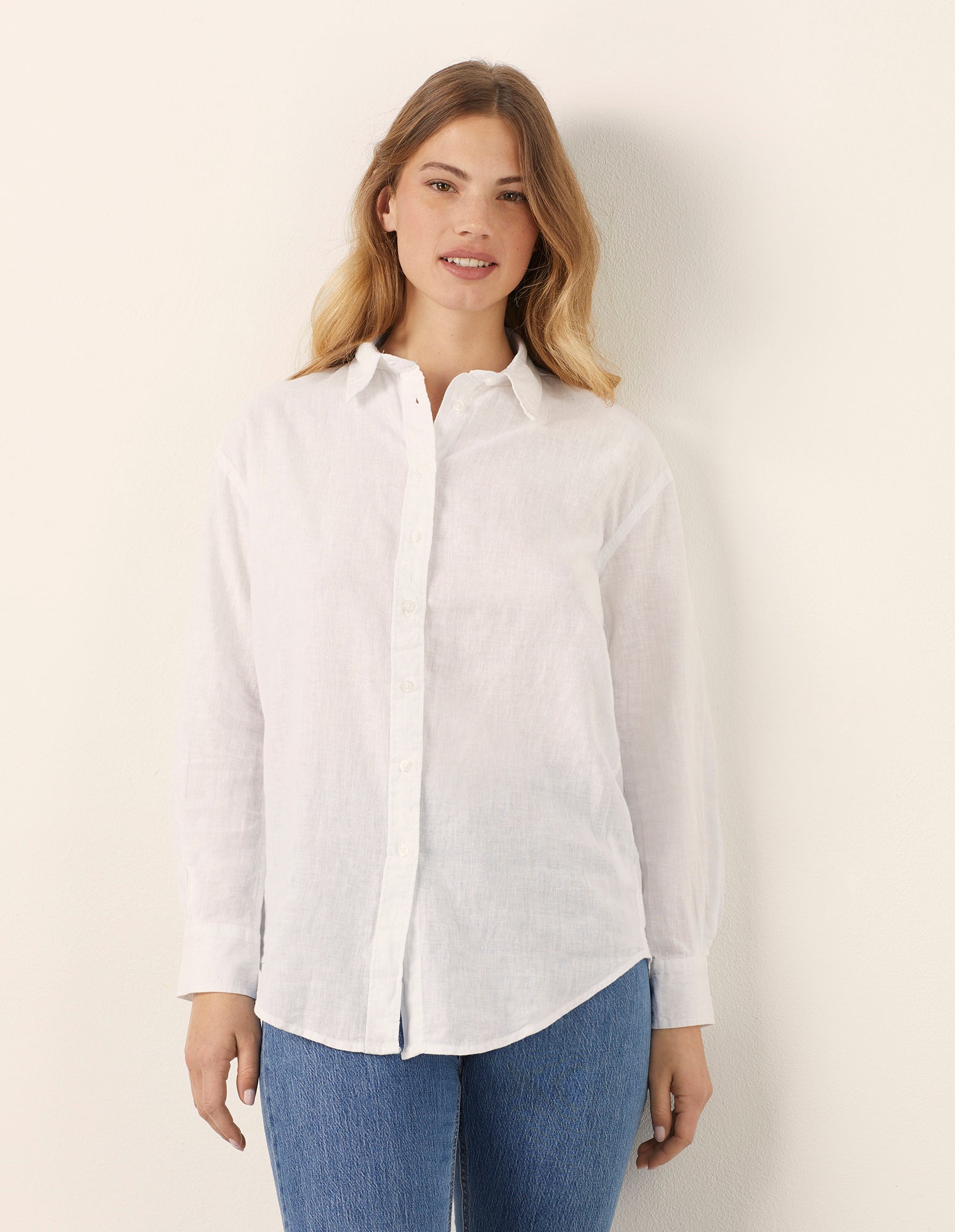 Camicia da donna a maniche lunghe Cotton Linen