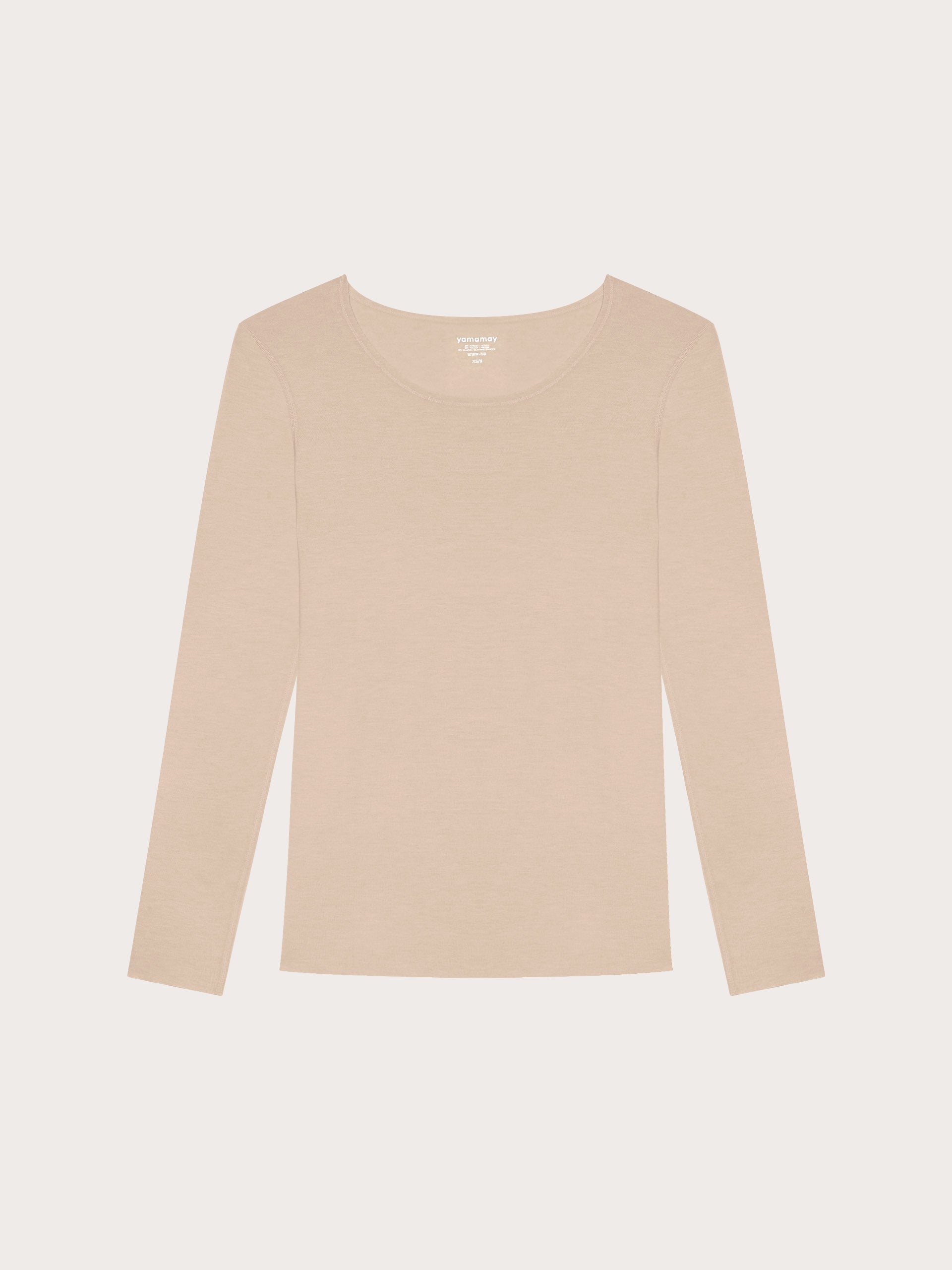 Maglia scollo rotondo interlock di viscosa Next to Skin