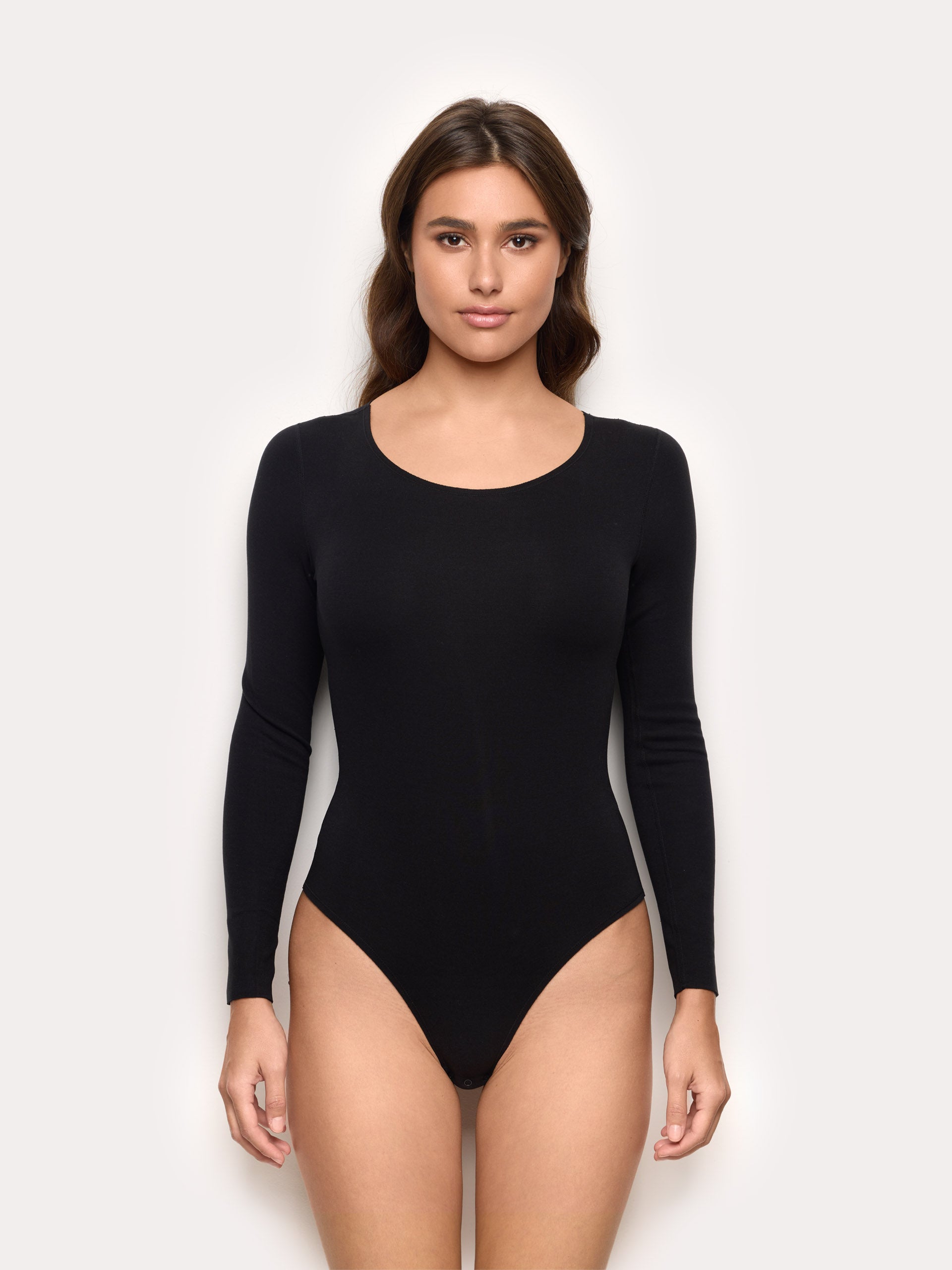 Body scollo rotondo interlock di viscosa Next to Skin