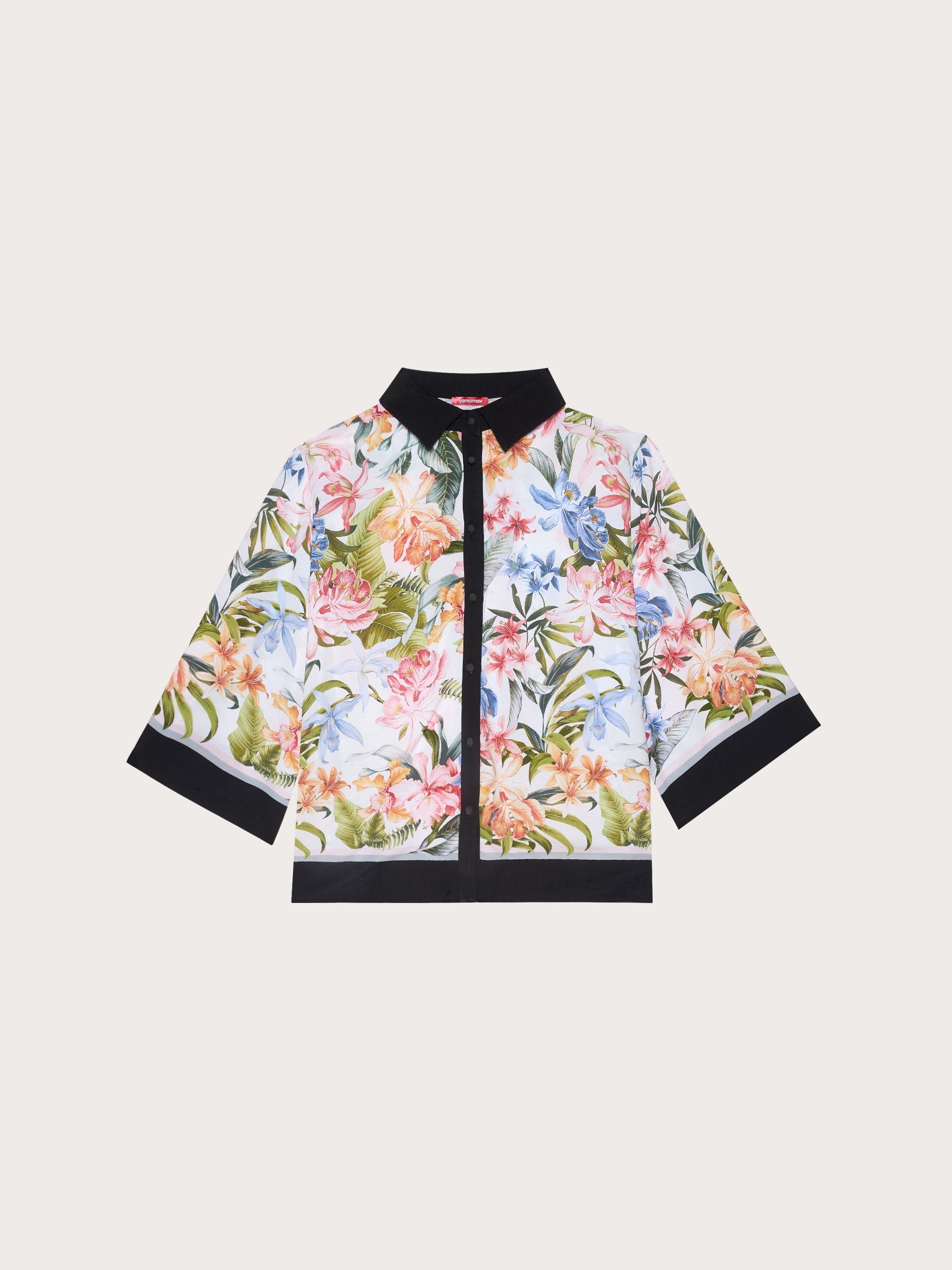 Camicia in tela di viscosa LENZING™ ECOVERO™ - Tahiti