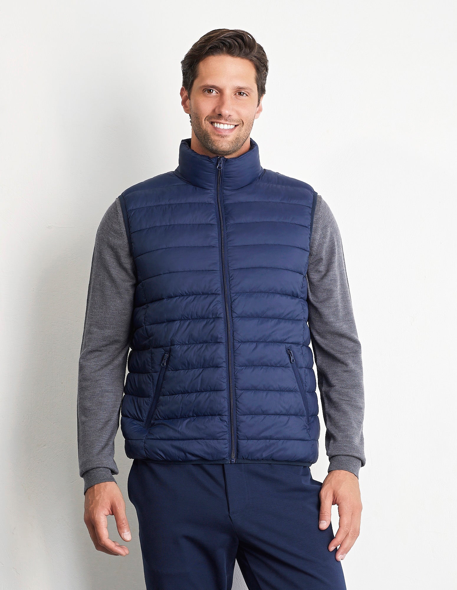 Gilet trapuntato con tasche Easy Living