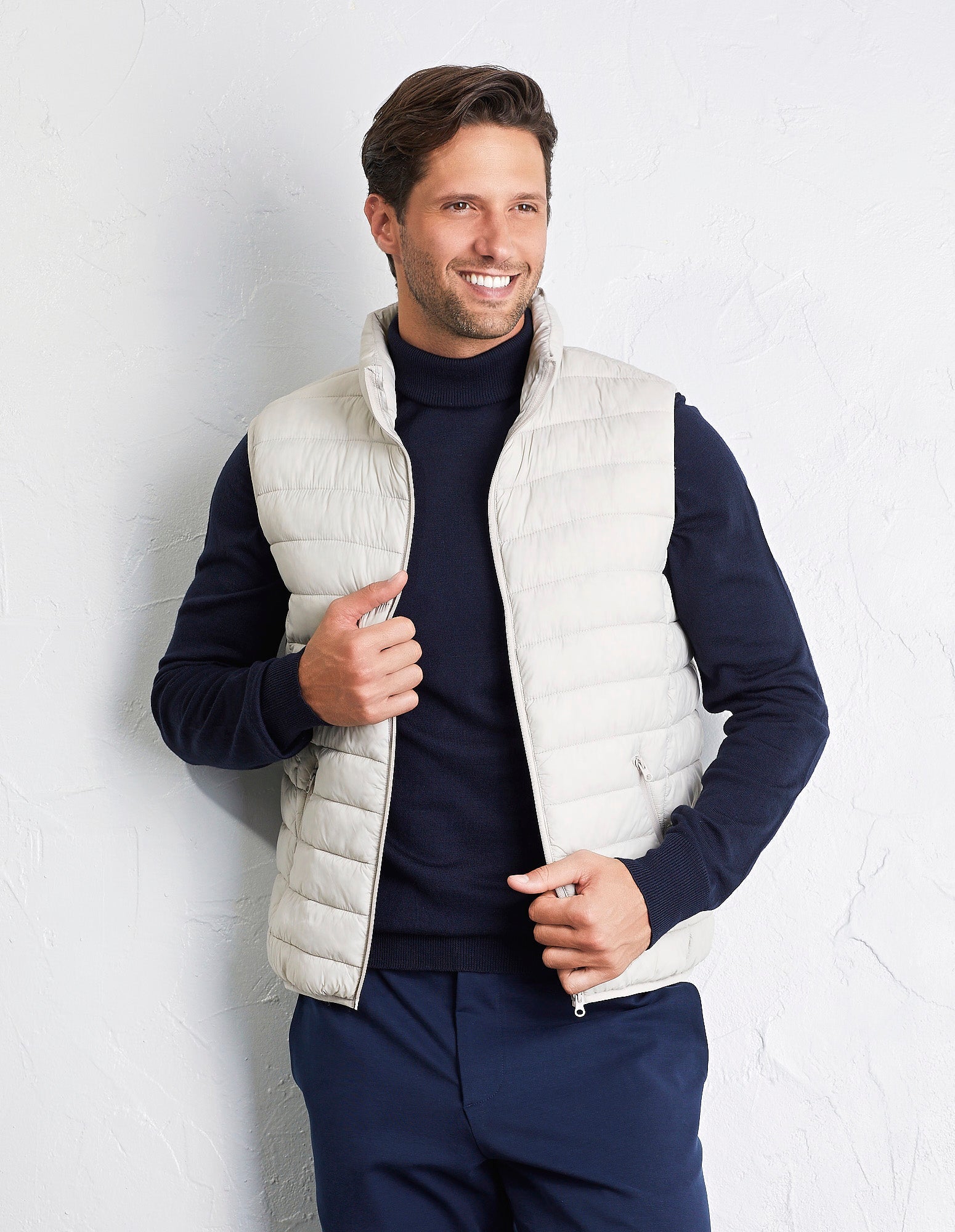 Gilet trapuntato con tasche Easy Living