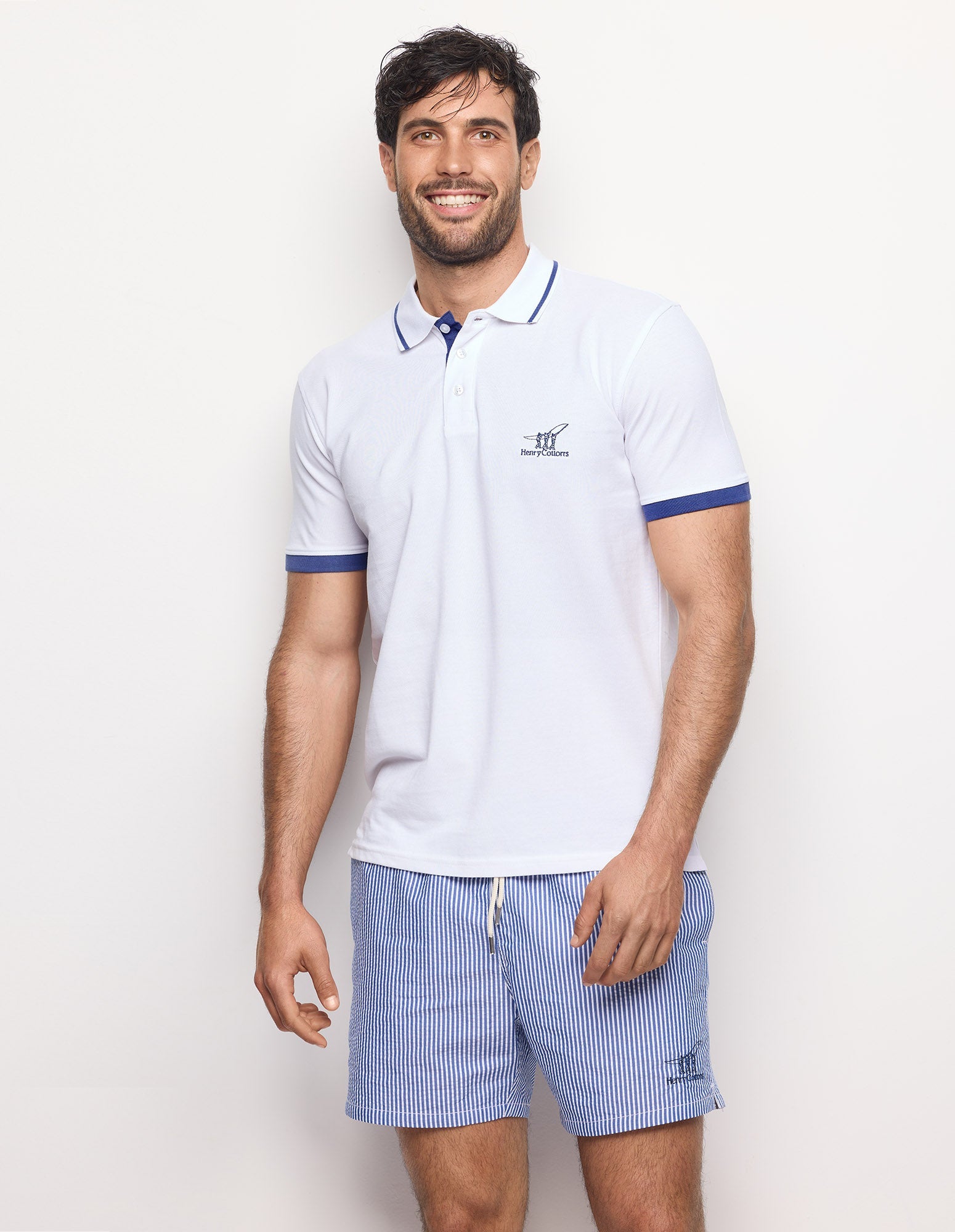 Polo da uomo con bottoncini Henry Cotton's