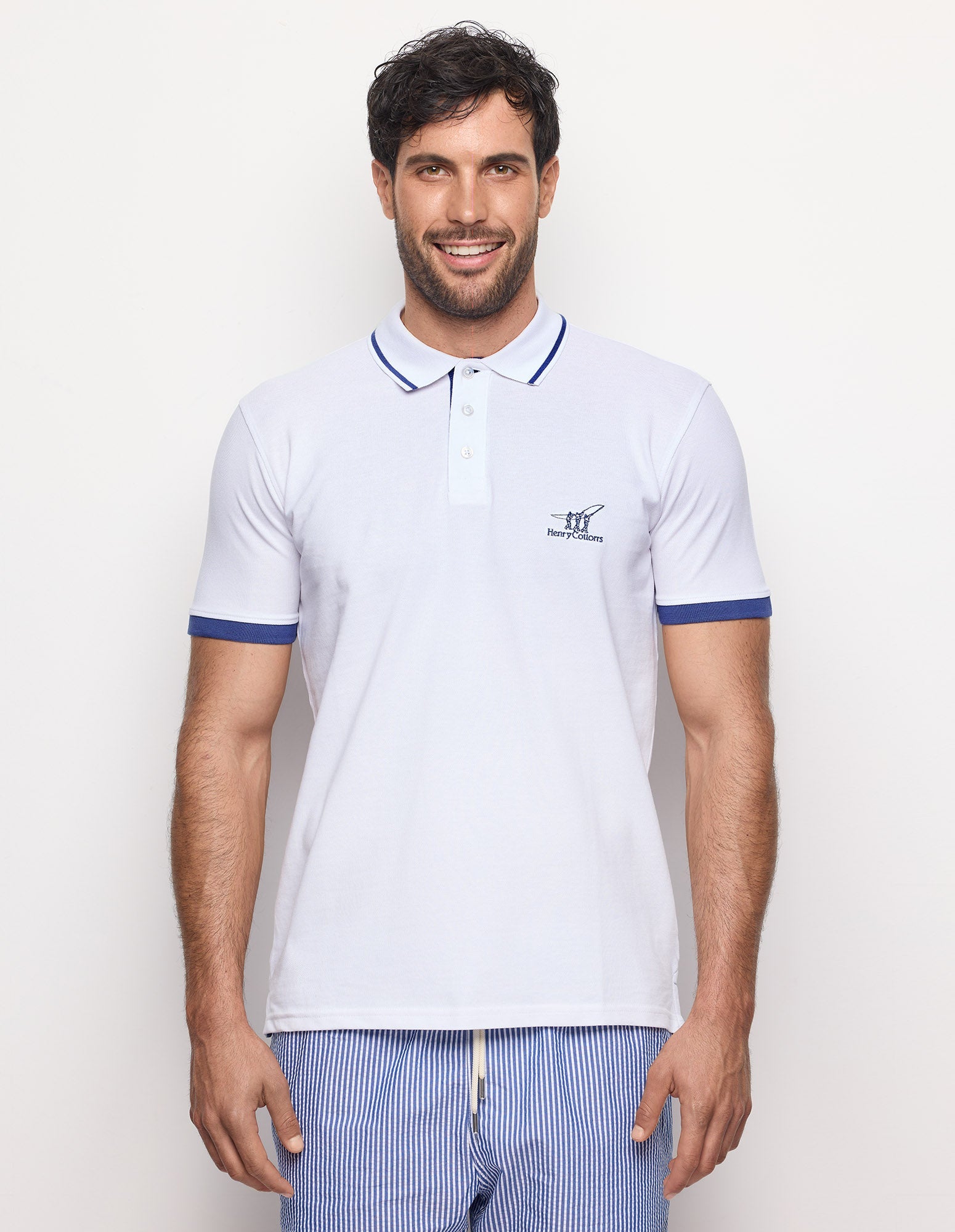 Polo da uomo con bottoncini Henry Cotton's