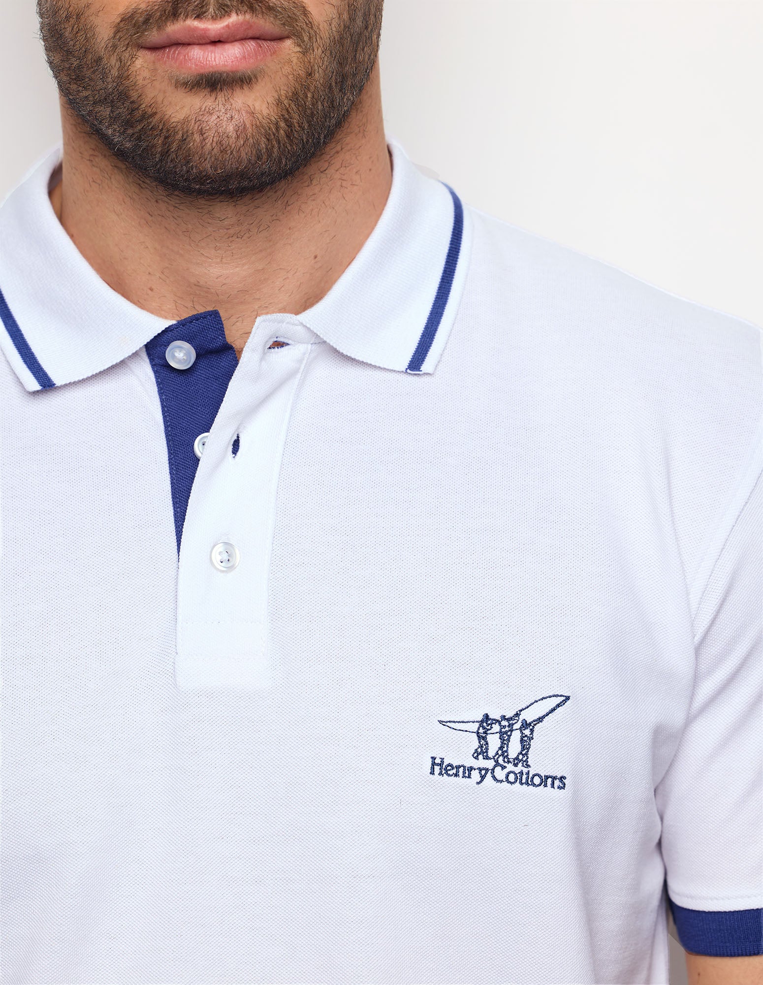 Polo da uomo con bottoncini Henry Cotton's