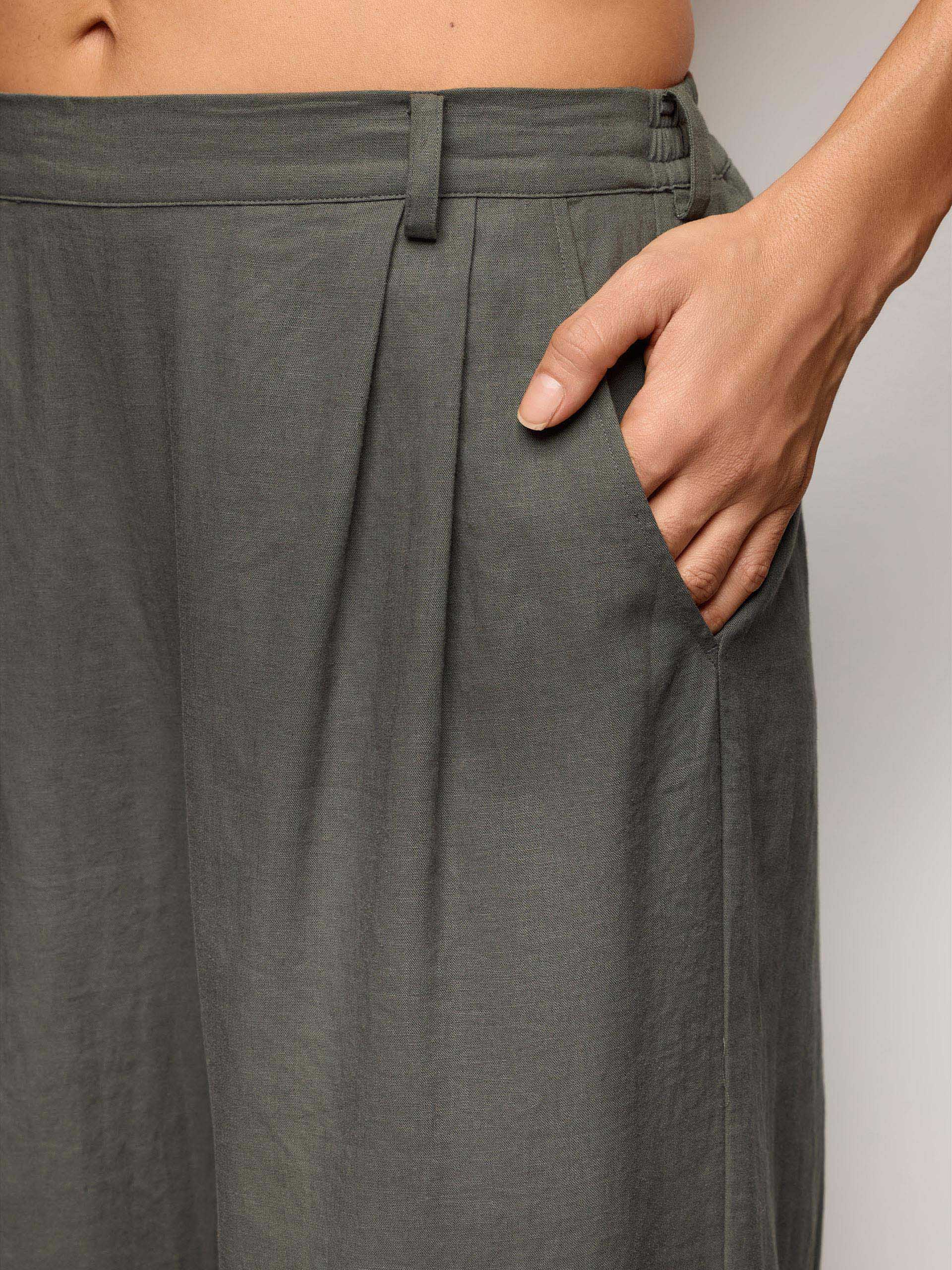 Pantalone lungo - Linen / Viscose