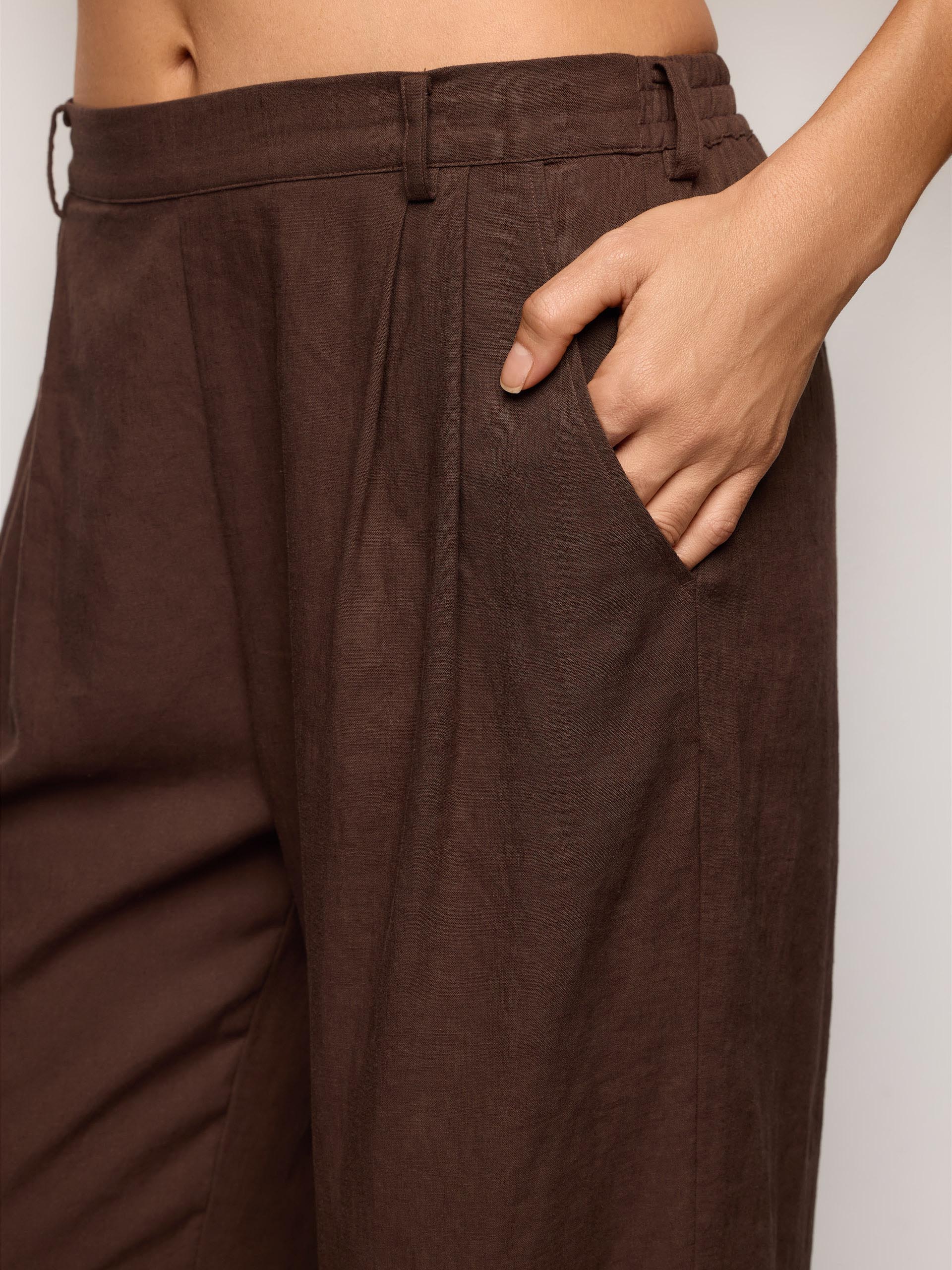 Pantalone lungo - Linen / Viscose