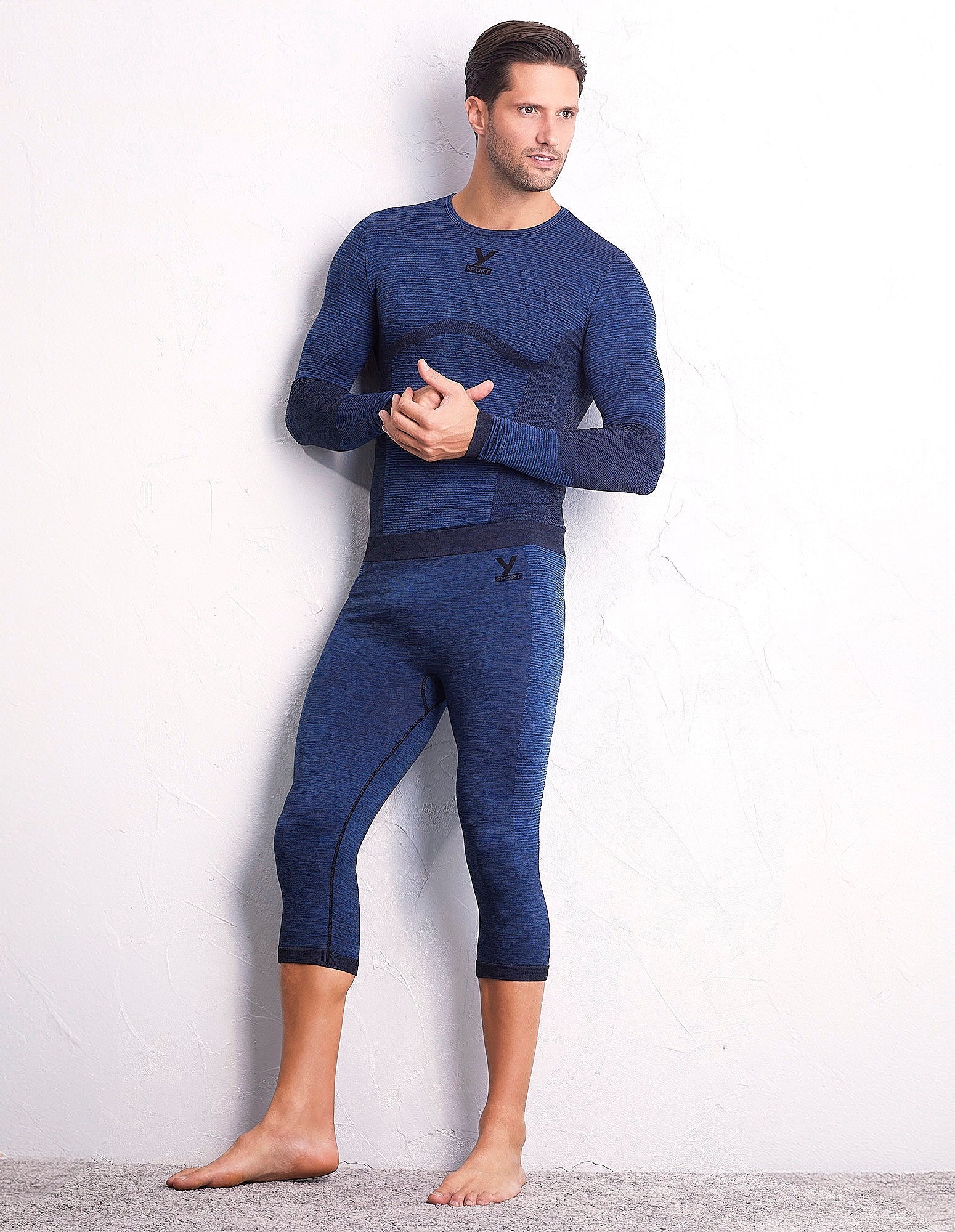 Pantalone termico calzamaglia in Lana Merino
