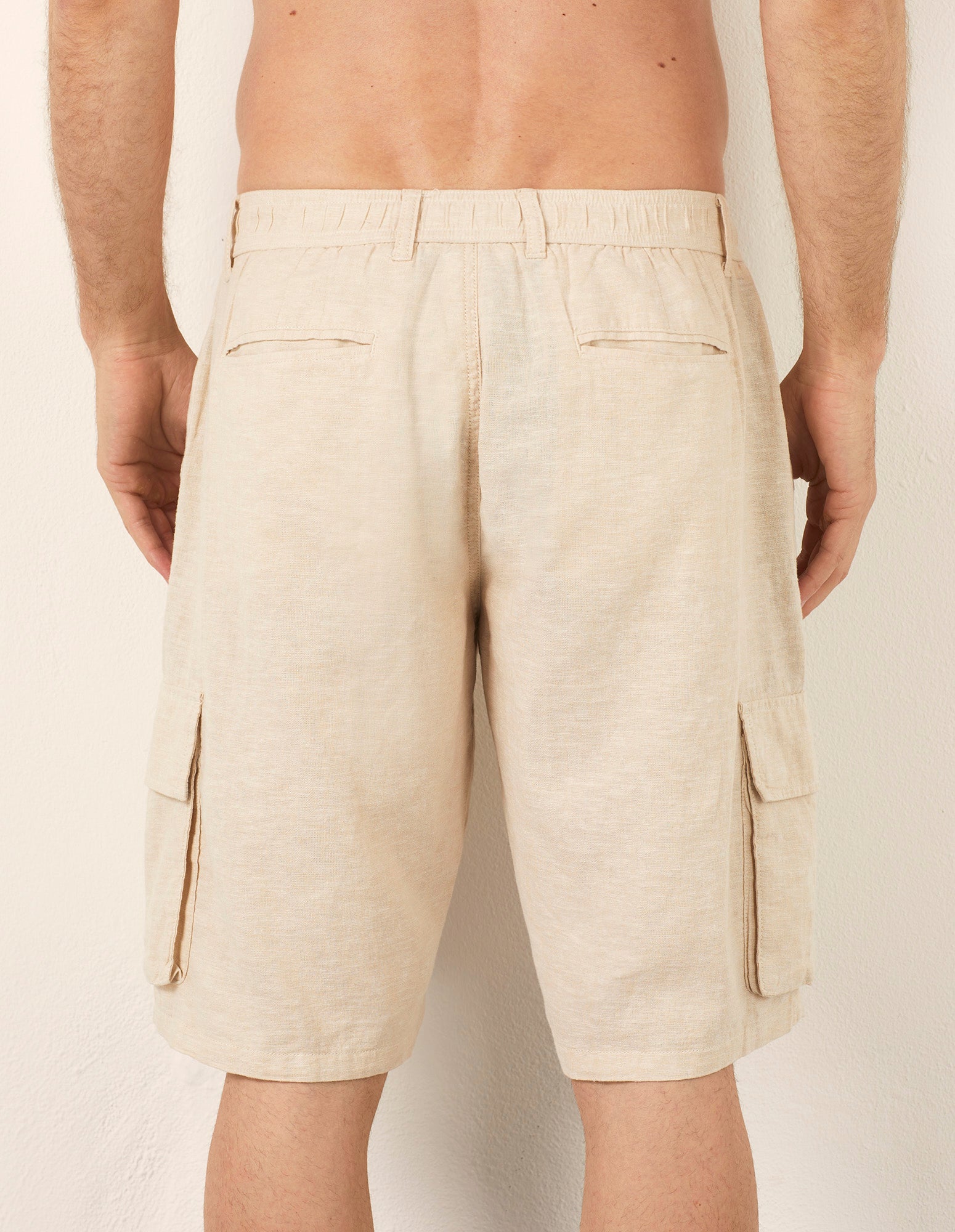 Bermuda modello cargo Cotton Linen