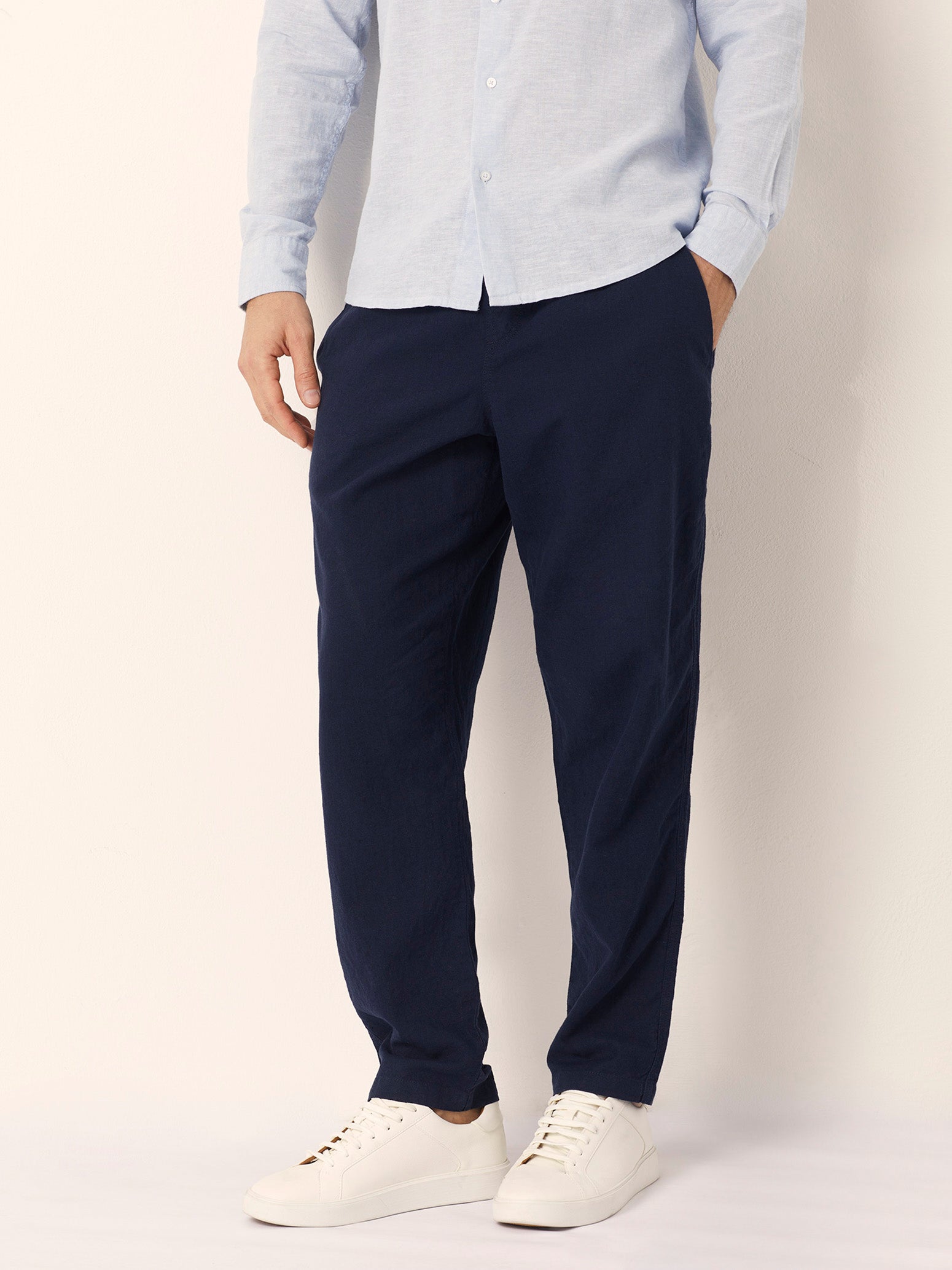 Pantalone lungo da uomo Cotton Linen