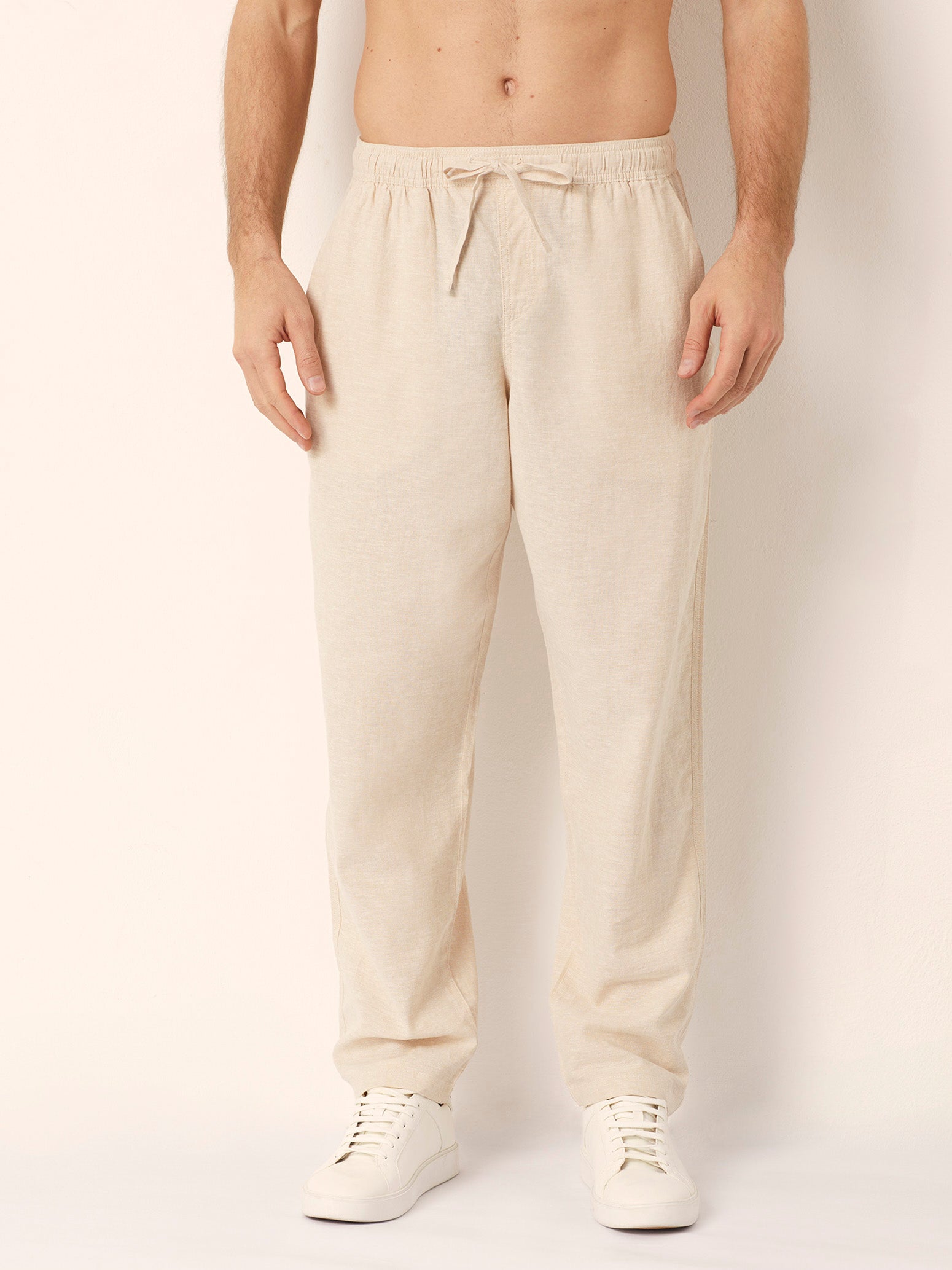 Pantalone lungo da uomo Cotton Linen