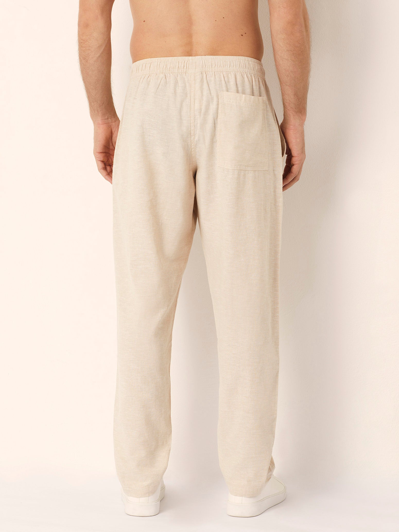 Pantalone lungo da uomo Cotton Linen
