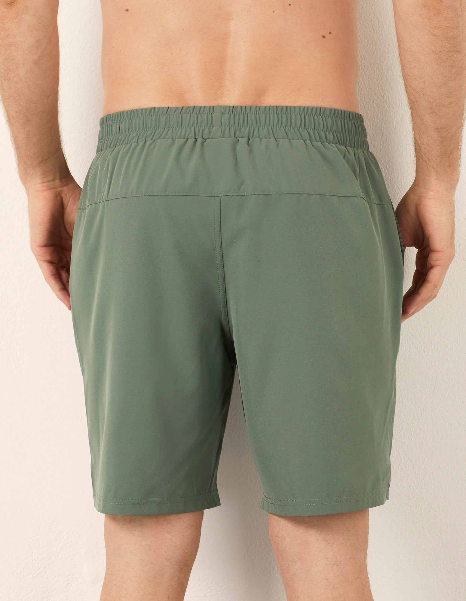 Bermuda materiale tecnico elasticizzato con logo Yamamay Sport