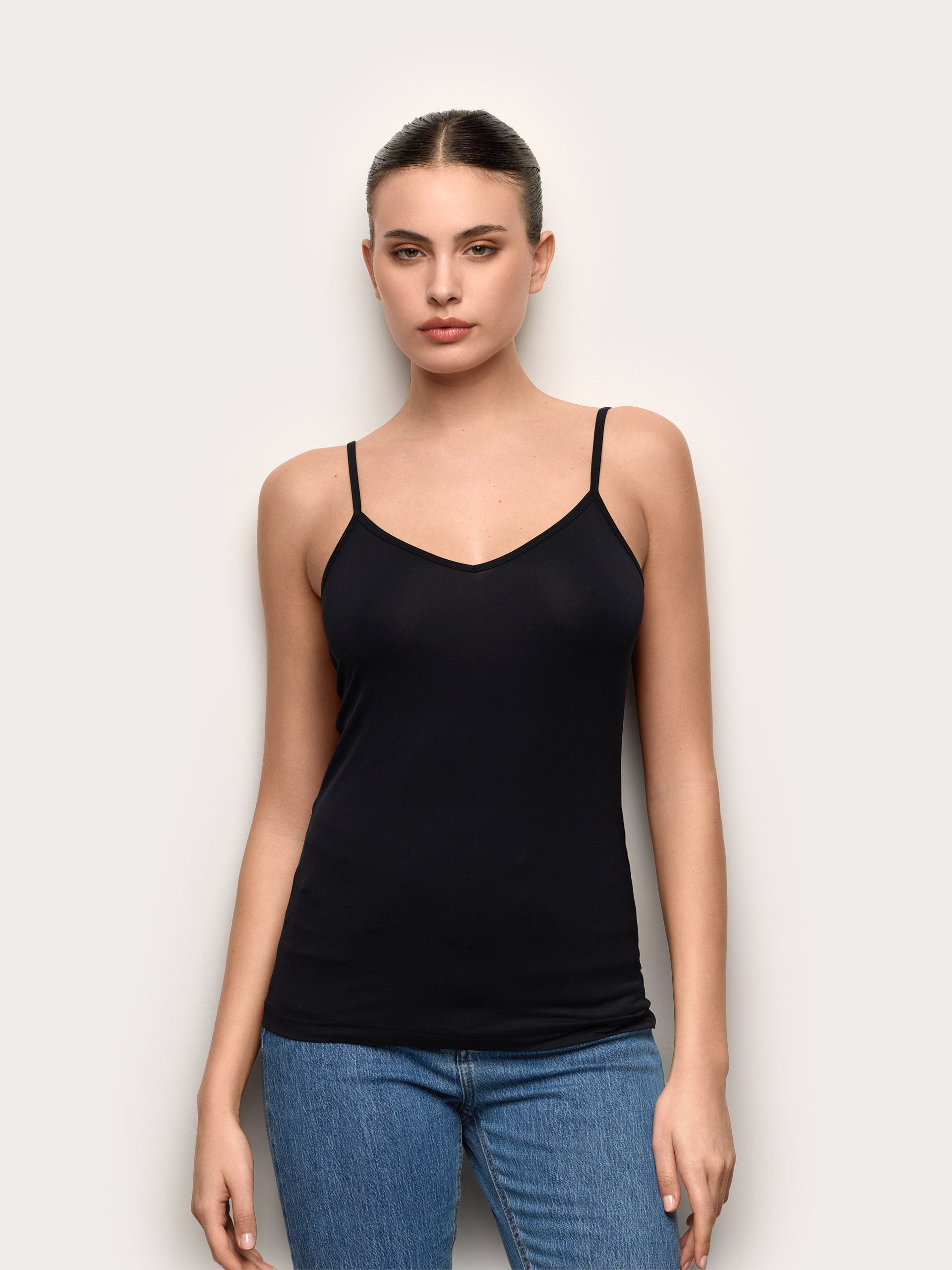 Canotta con TENCEL™ Modal e Seta
