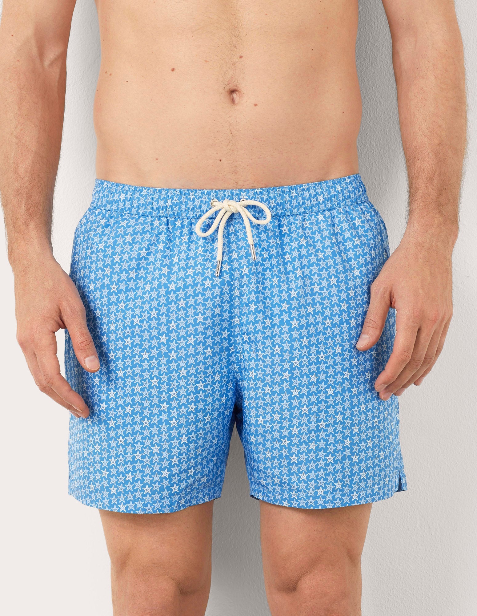 Costume boxer media lunghezza stelle marine Coral Reef