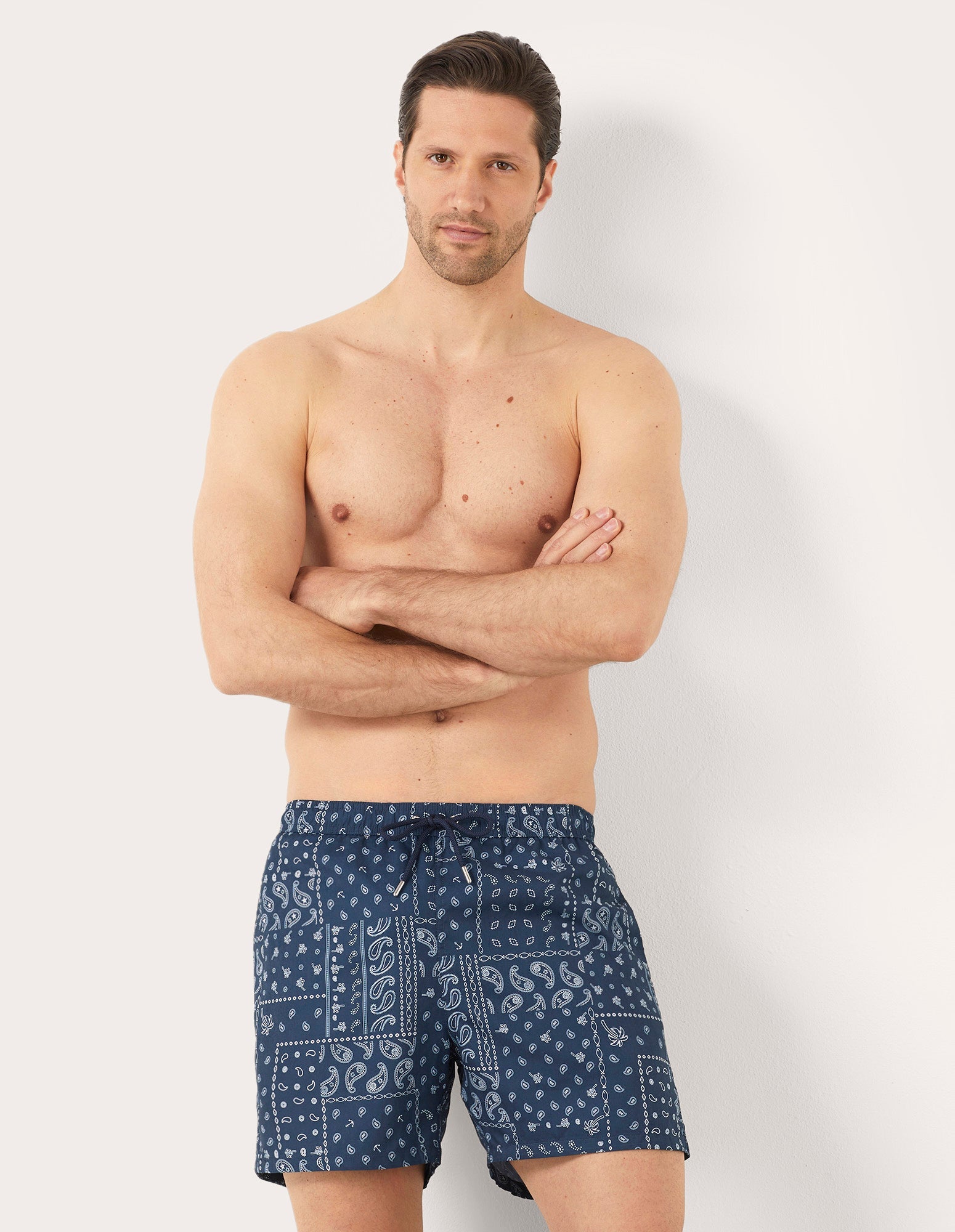 Costume boxer da uomo effetto cashmere Marina