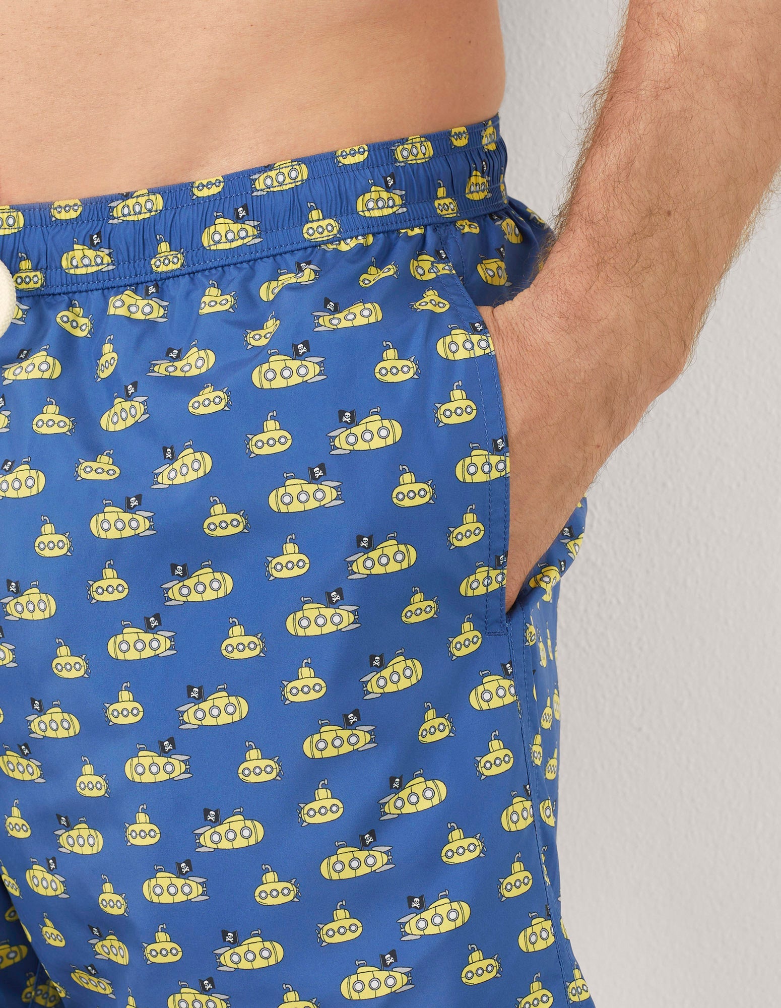 Costume boxer da uomo con sottomarini Funny I