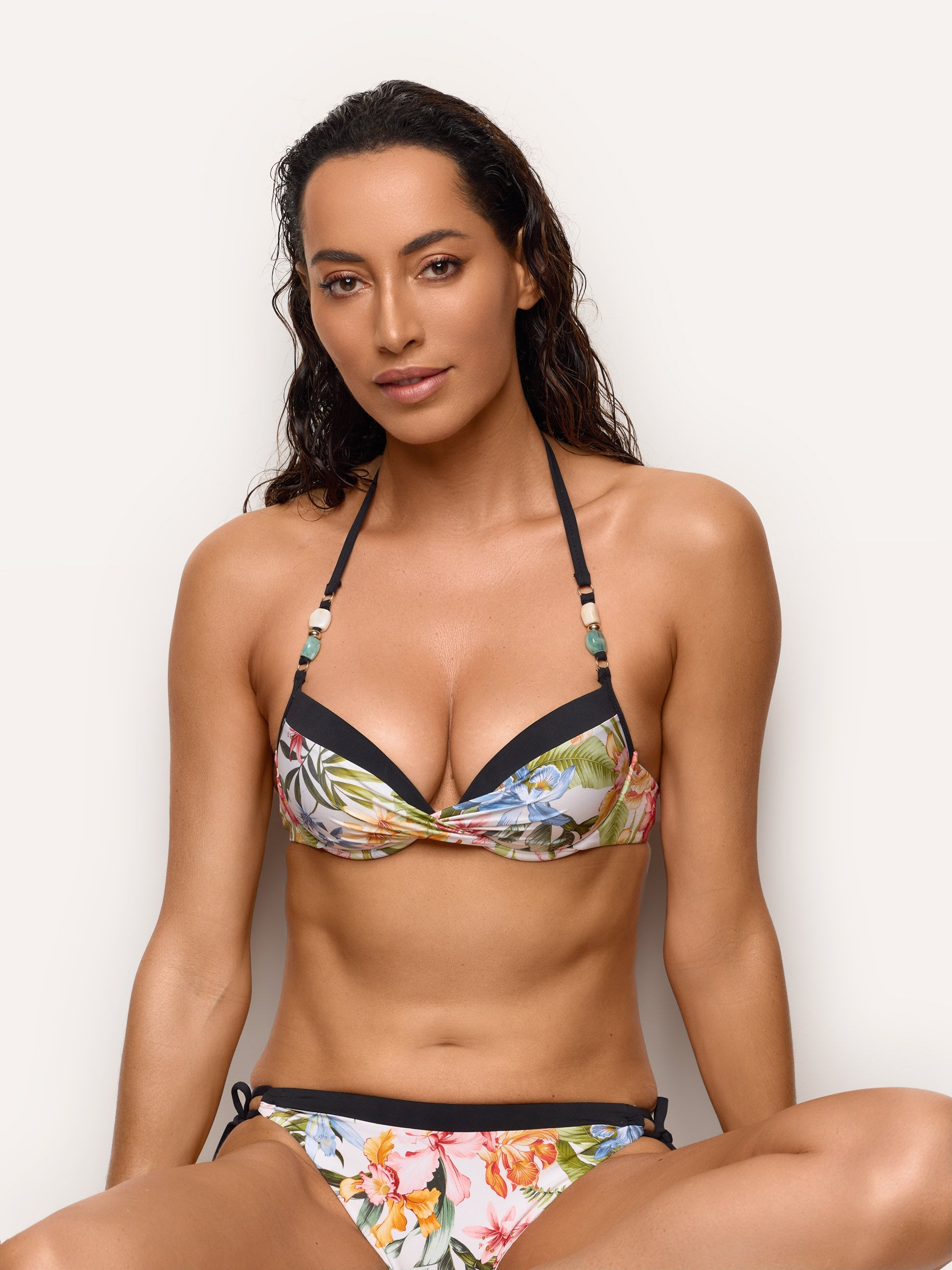 Costume push up c/coppa graduata con ferretto - Tahiti