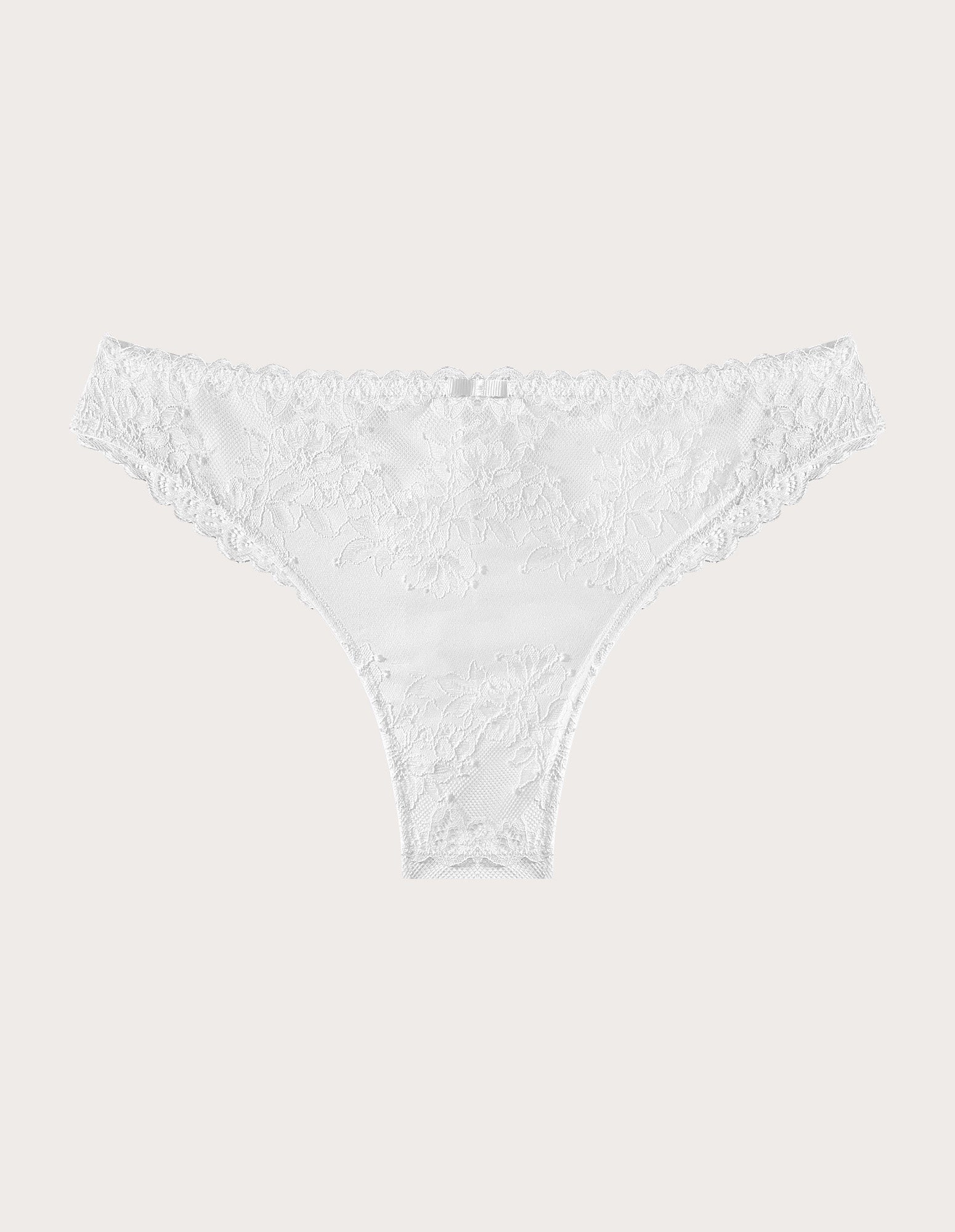 Brasiliana con balza in pizzo e Blanche