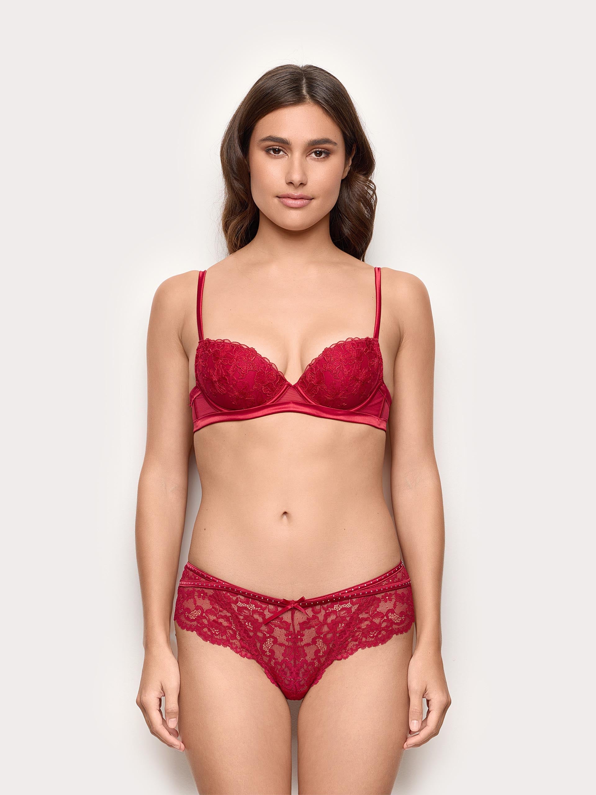 Culotte perizoma pizzo floreale Xmas Jolly