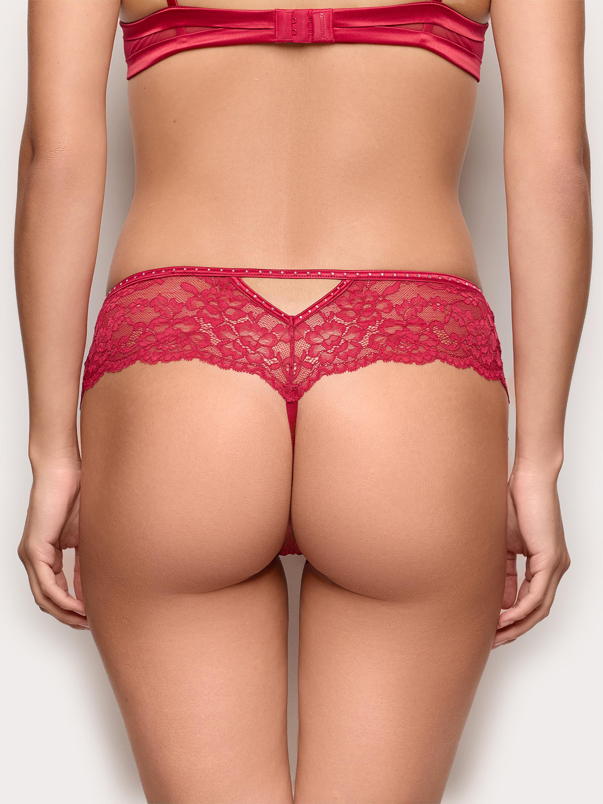 Culotte perizoma pizzo floreale Xmas Jolly