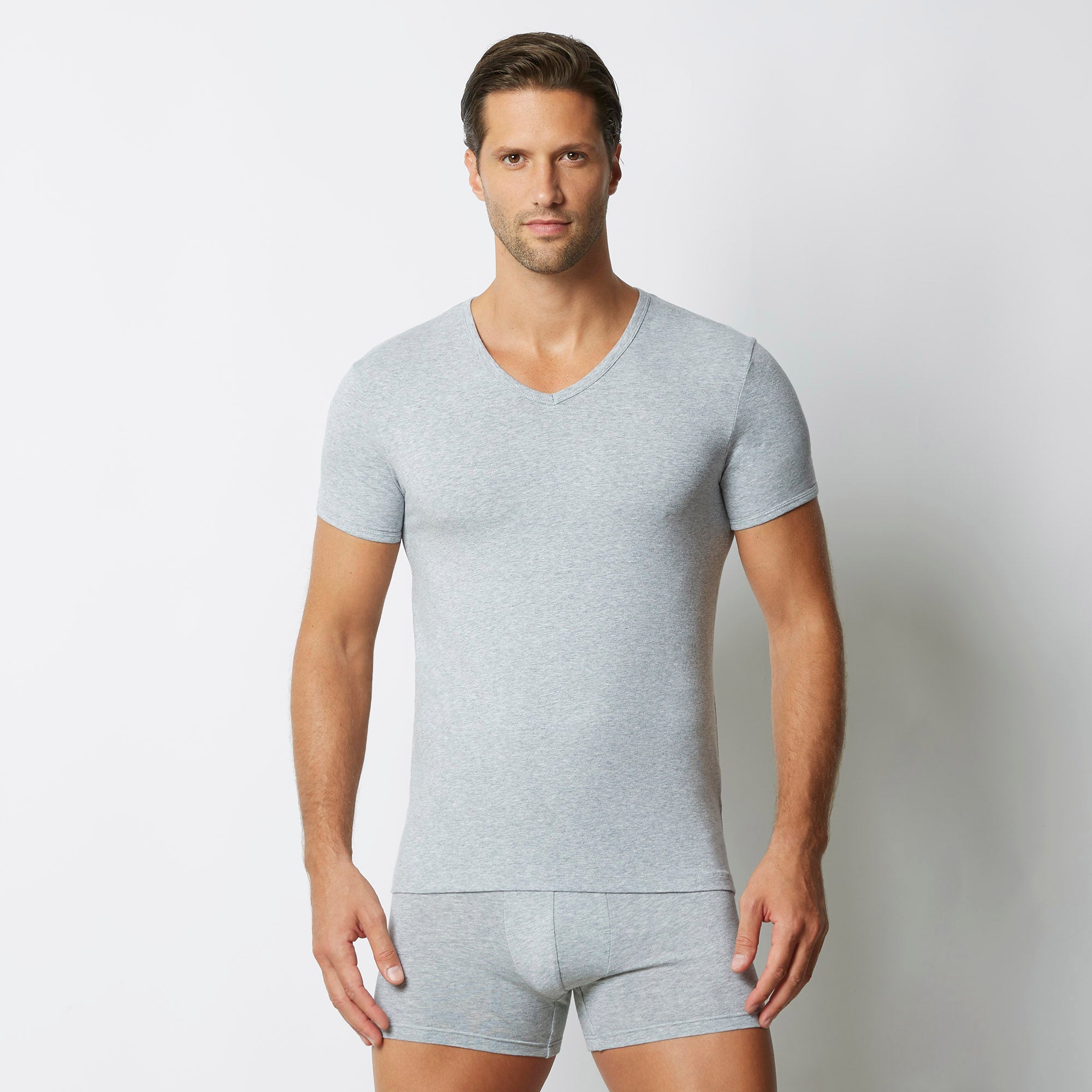 Maglia scollo V uomo in cotone New Simply
