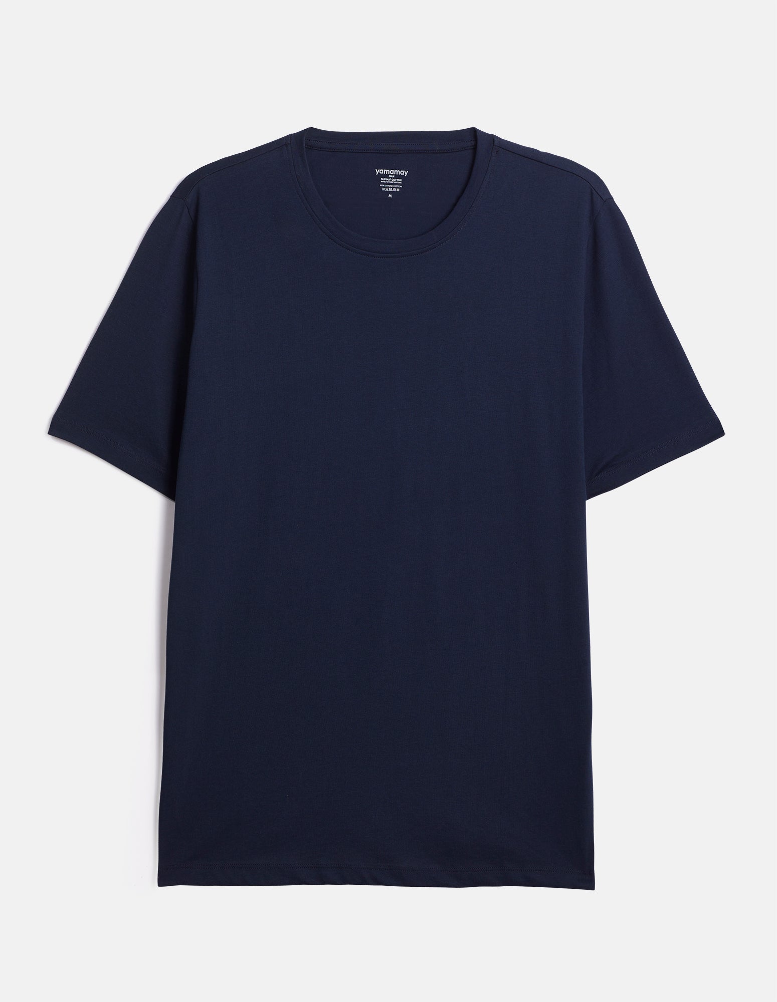 T-shirt girocollo uomo in cotone Supima Luxury
