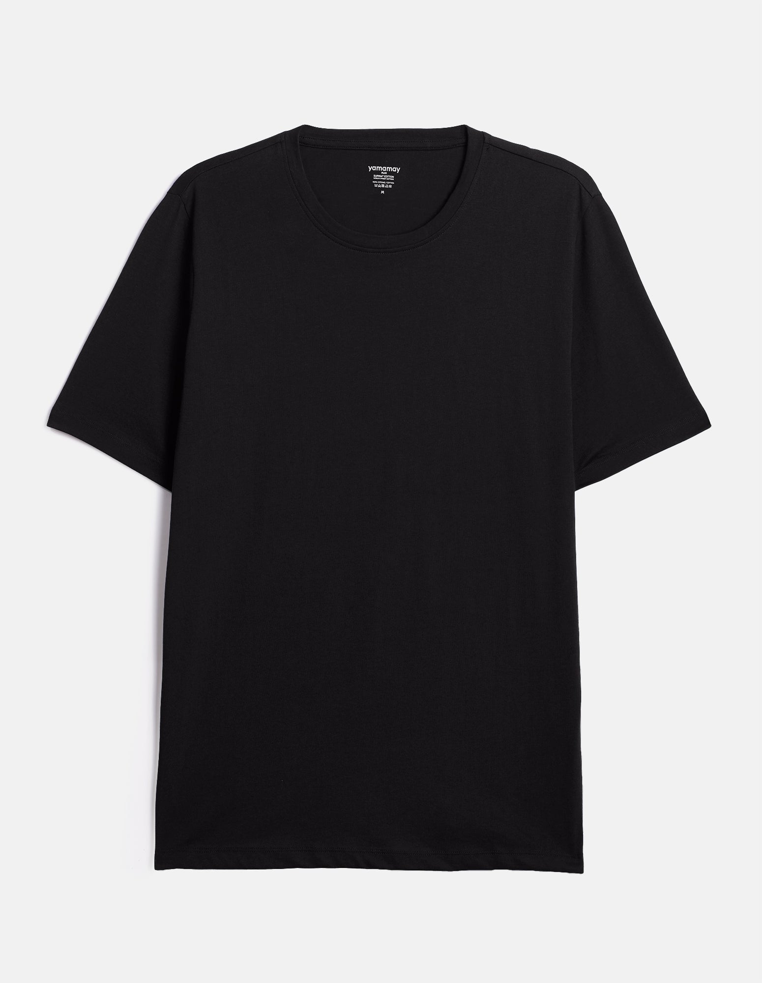 T-shirt girocollo uomo in cotone Supima Luxury