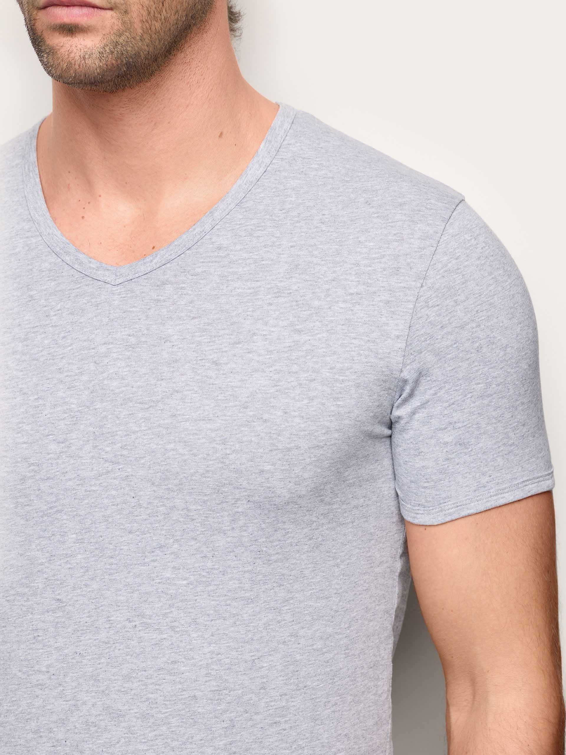 Maglia scollo V jersey di cotone - New Simply