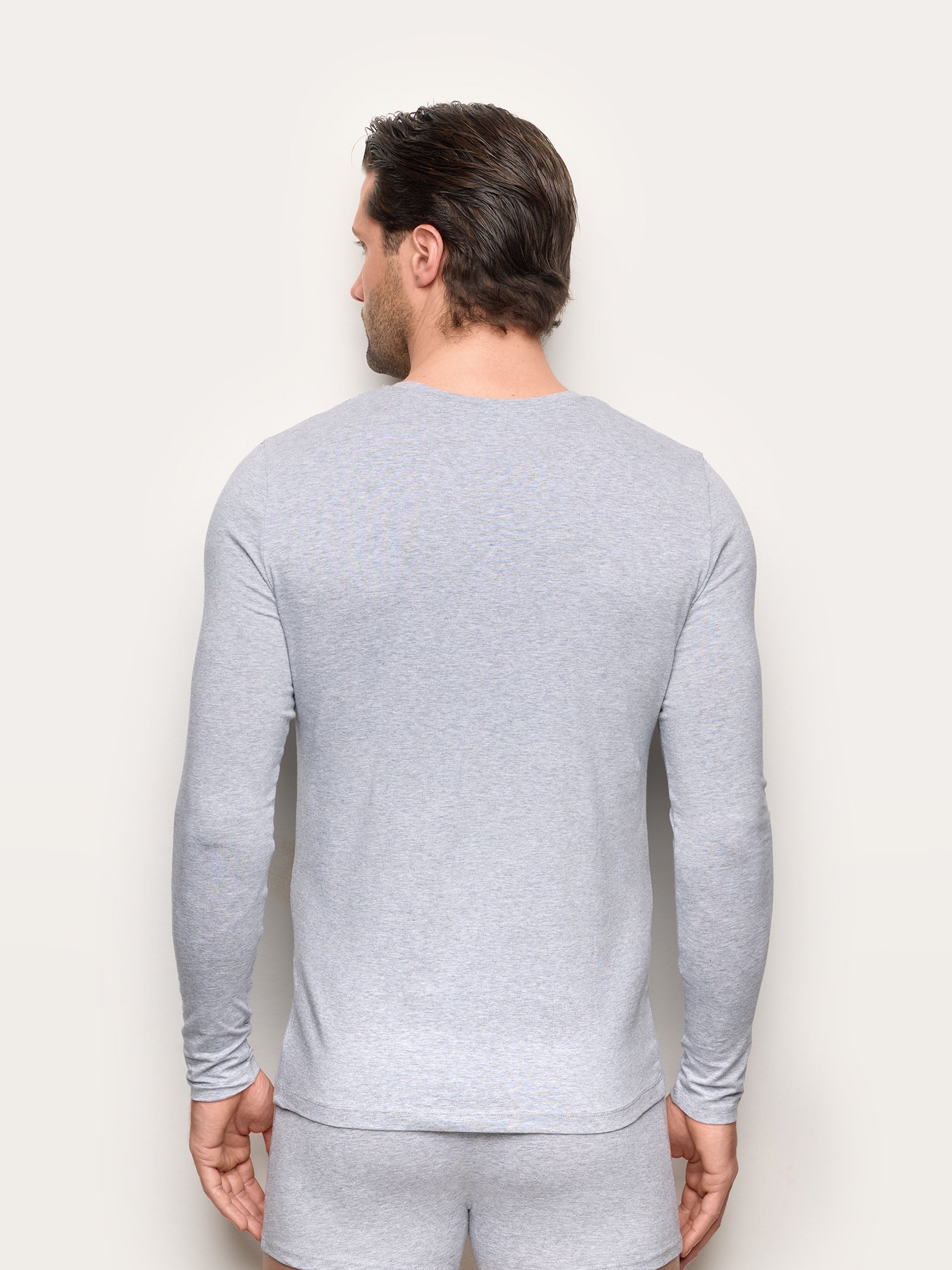Maglia girocollo manica lunga jersey di cotone - New Simply