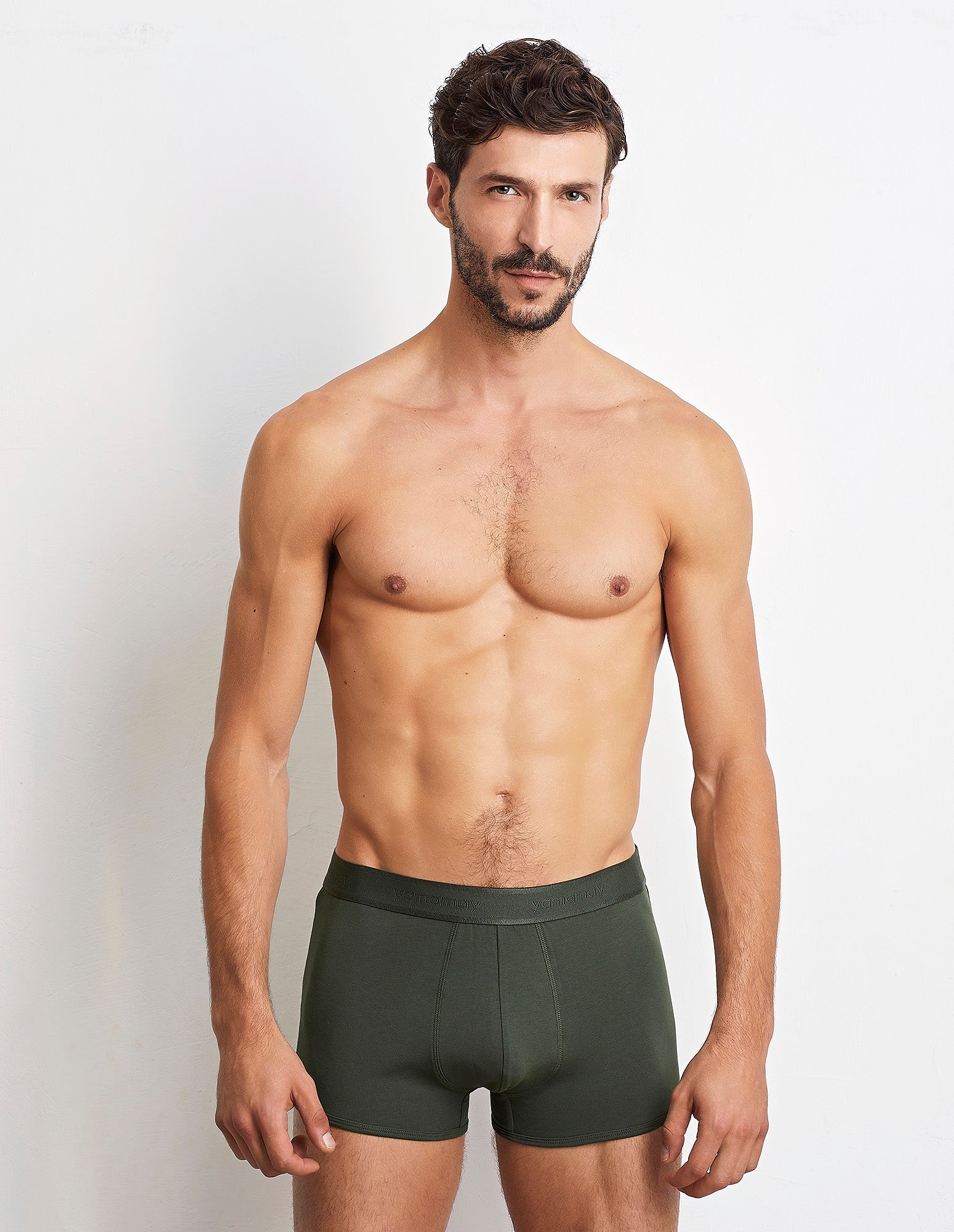 Boxer tinta unita con jersey elasticizzato Supima Luxury