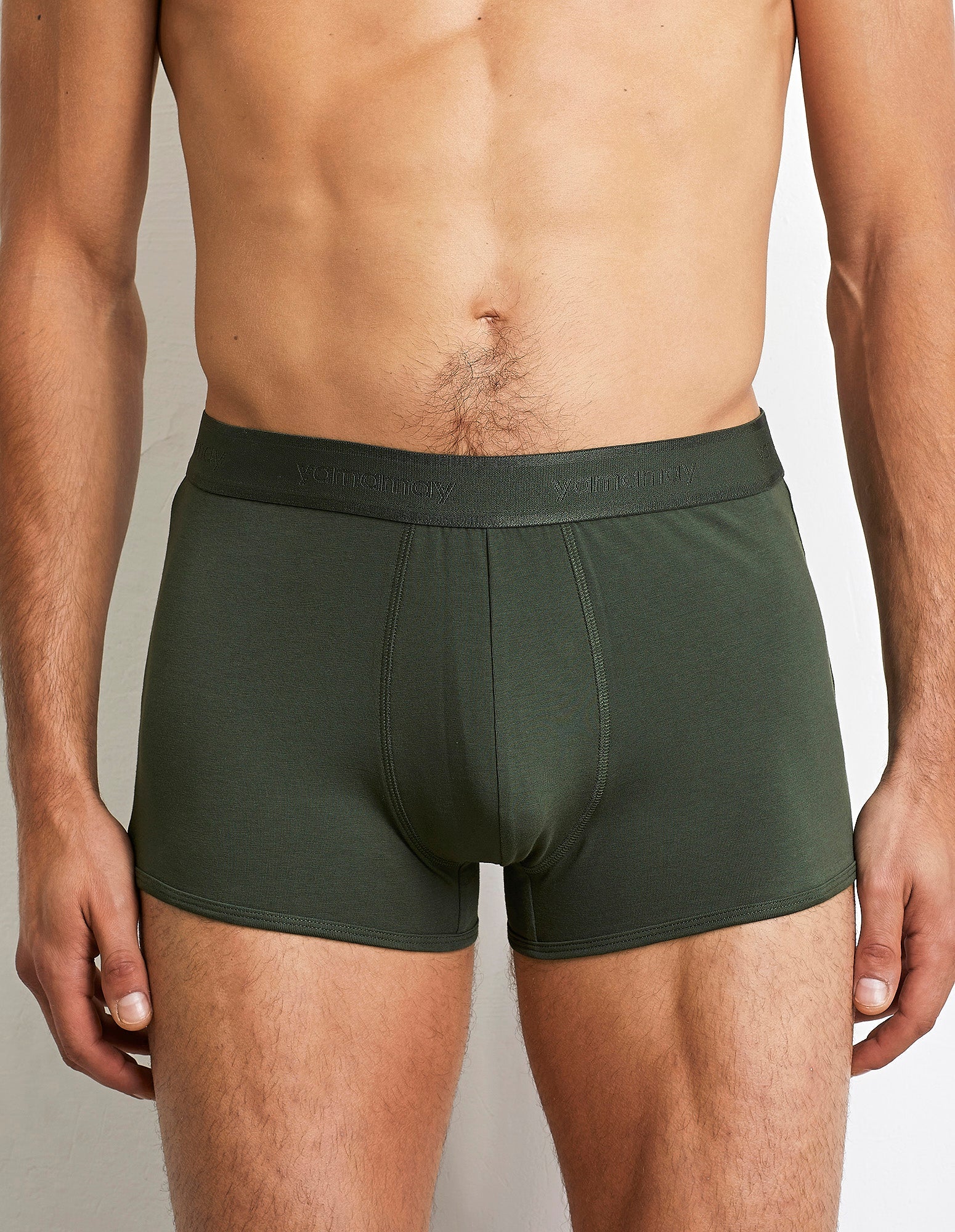 Boxer tinta unita con jersey elasticizzato Supima Luxury