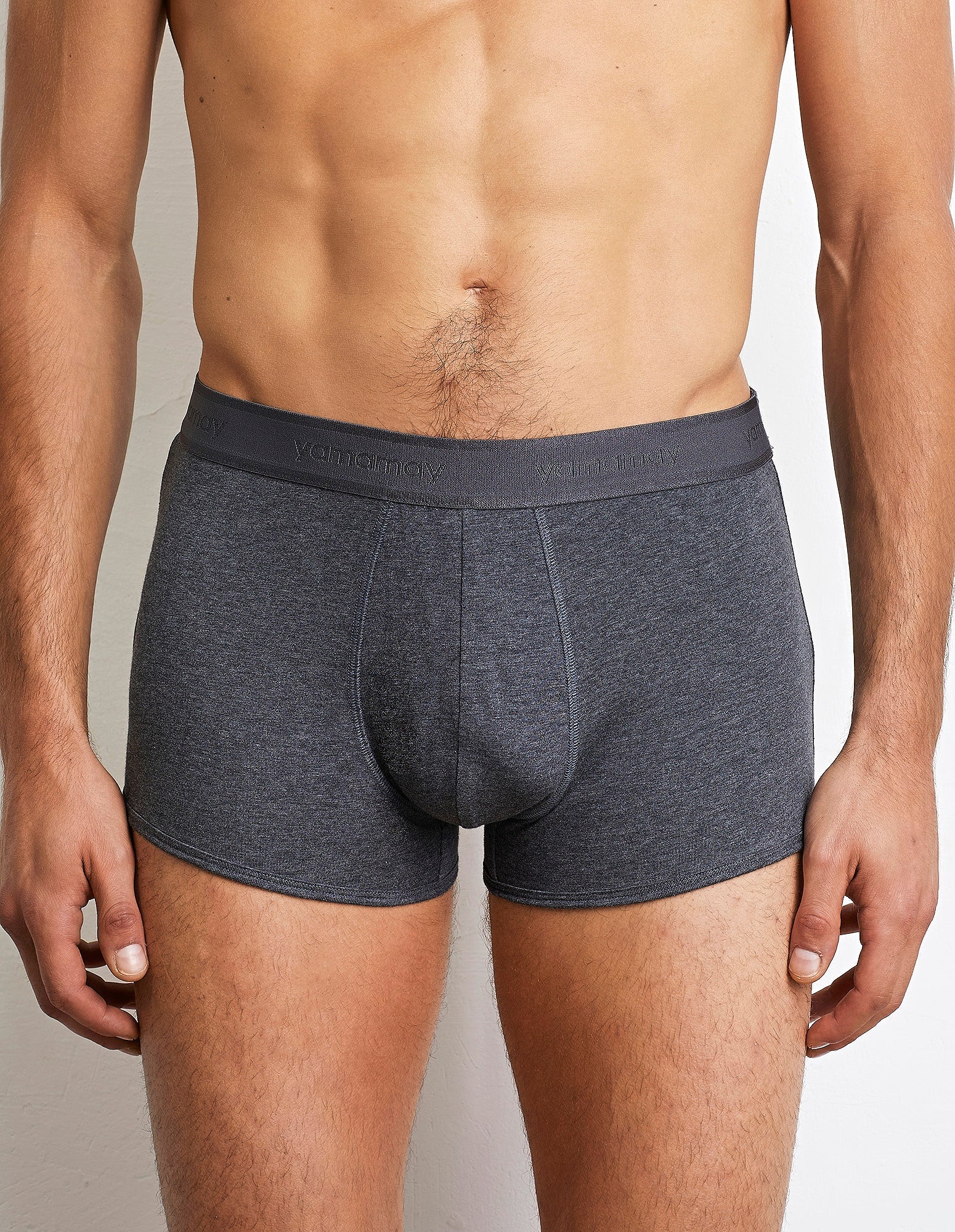 Boxer tinta unita con jersey elasticizzato Supima Luxury