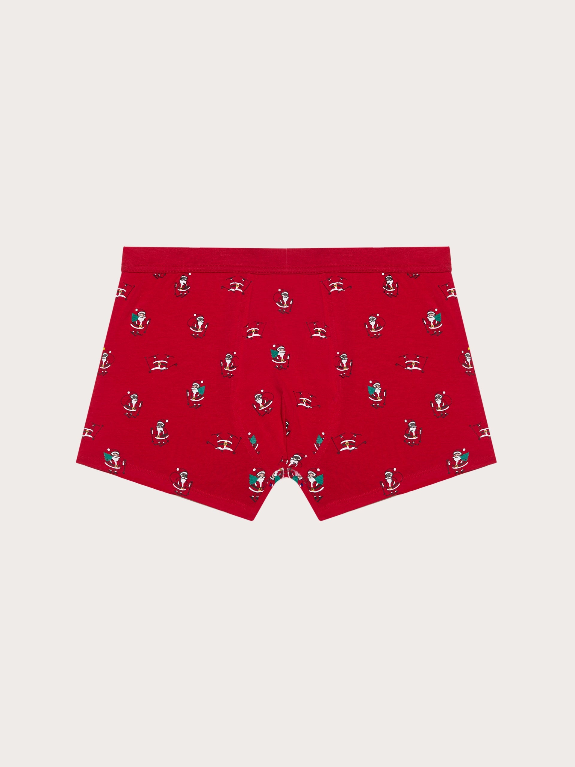 Boxer rosso Santa Hello Xmas