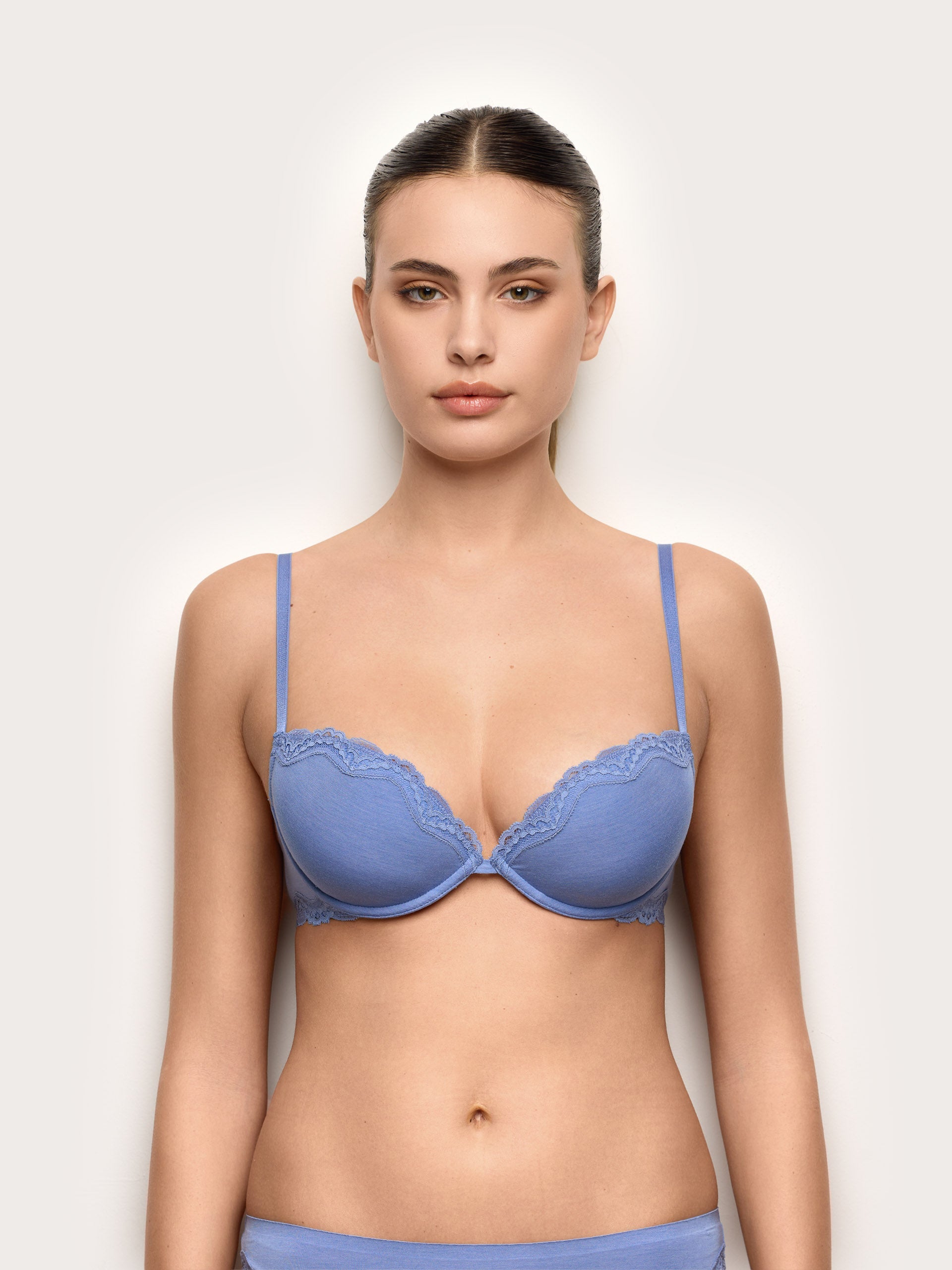 Push up imbottito con ferretto in TENCEL™ Modal con seta