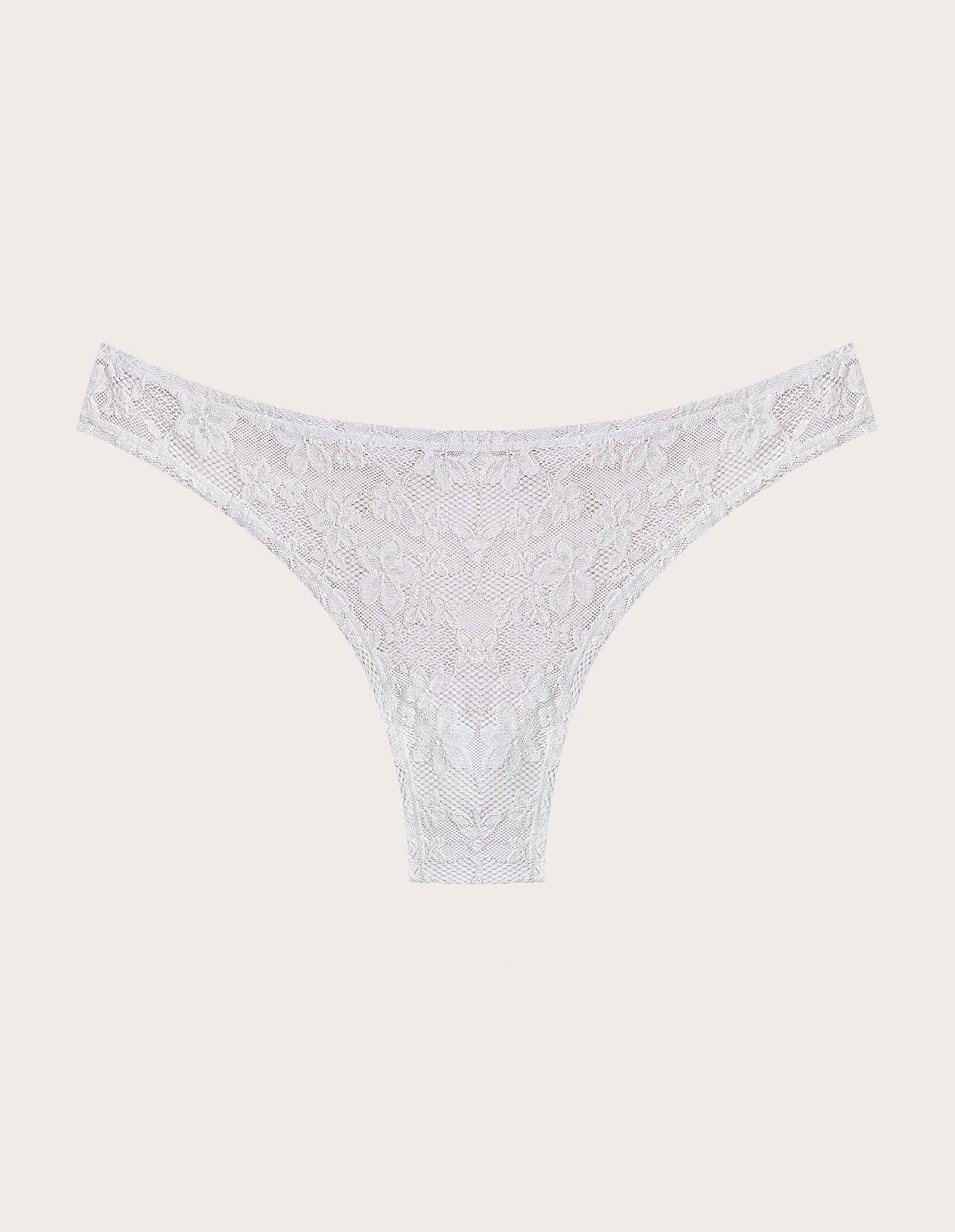 Slip in pizzo elasticizzato bianco Stretch Lace