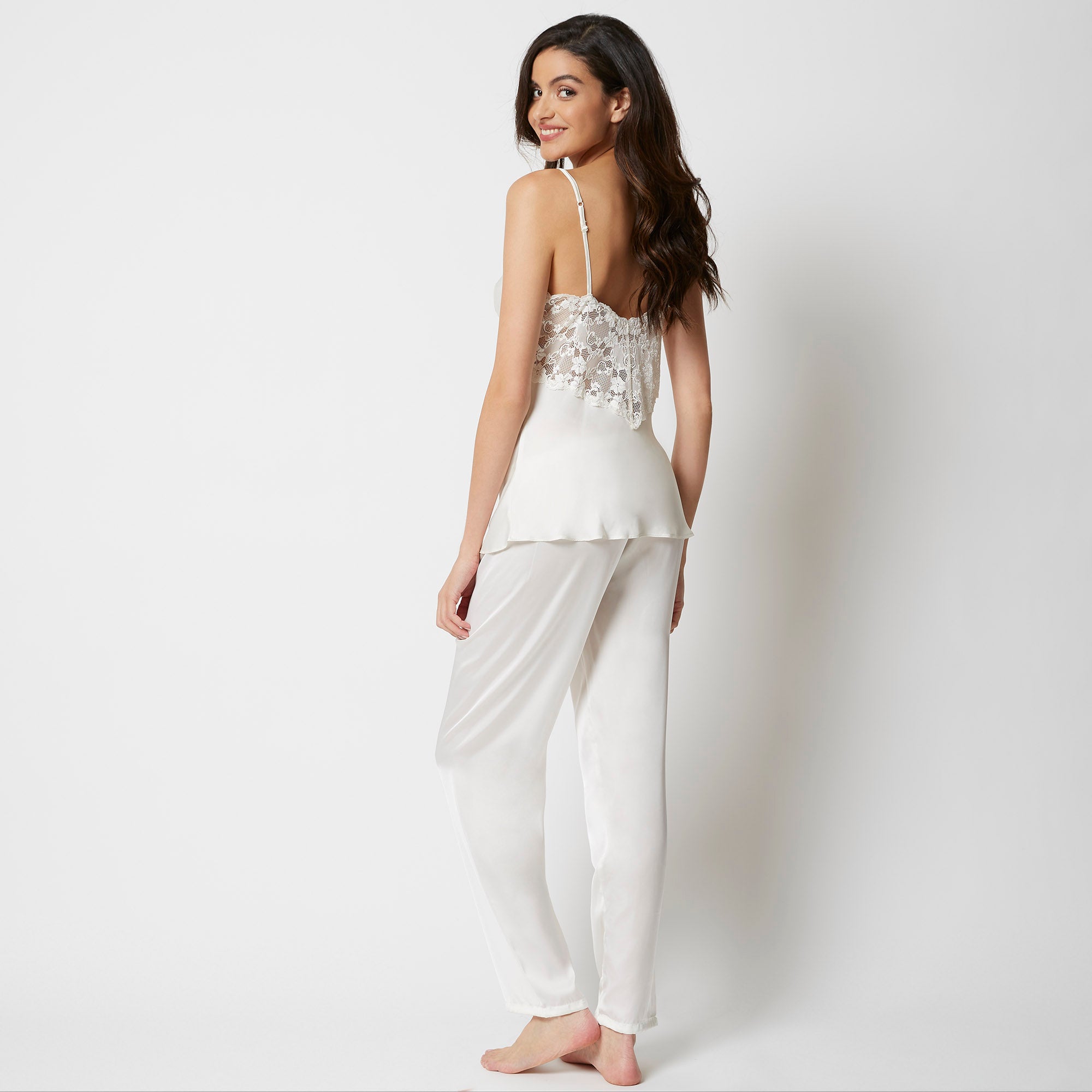 Pantalone in raso - Primula