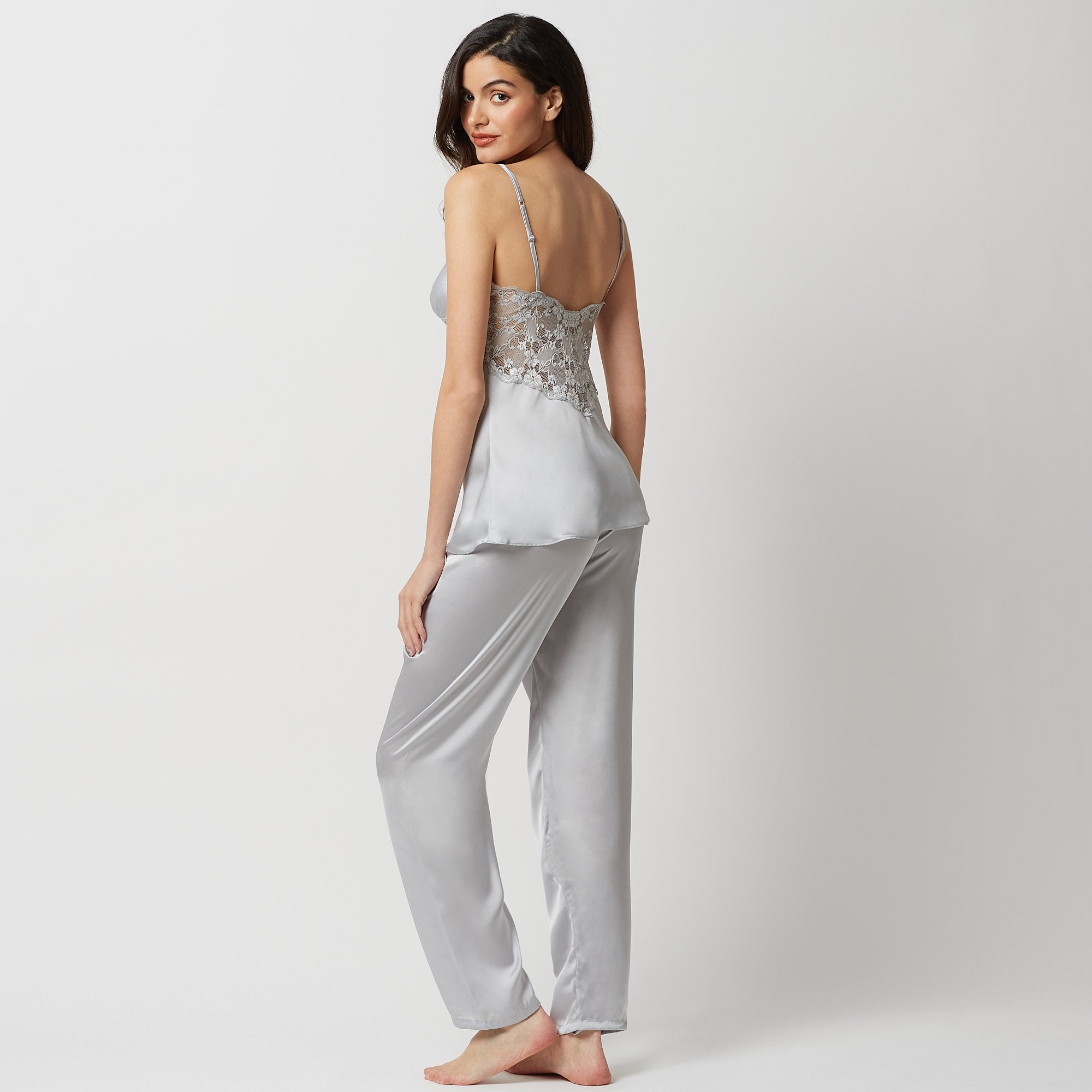 Pantalone in raso - Primula