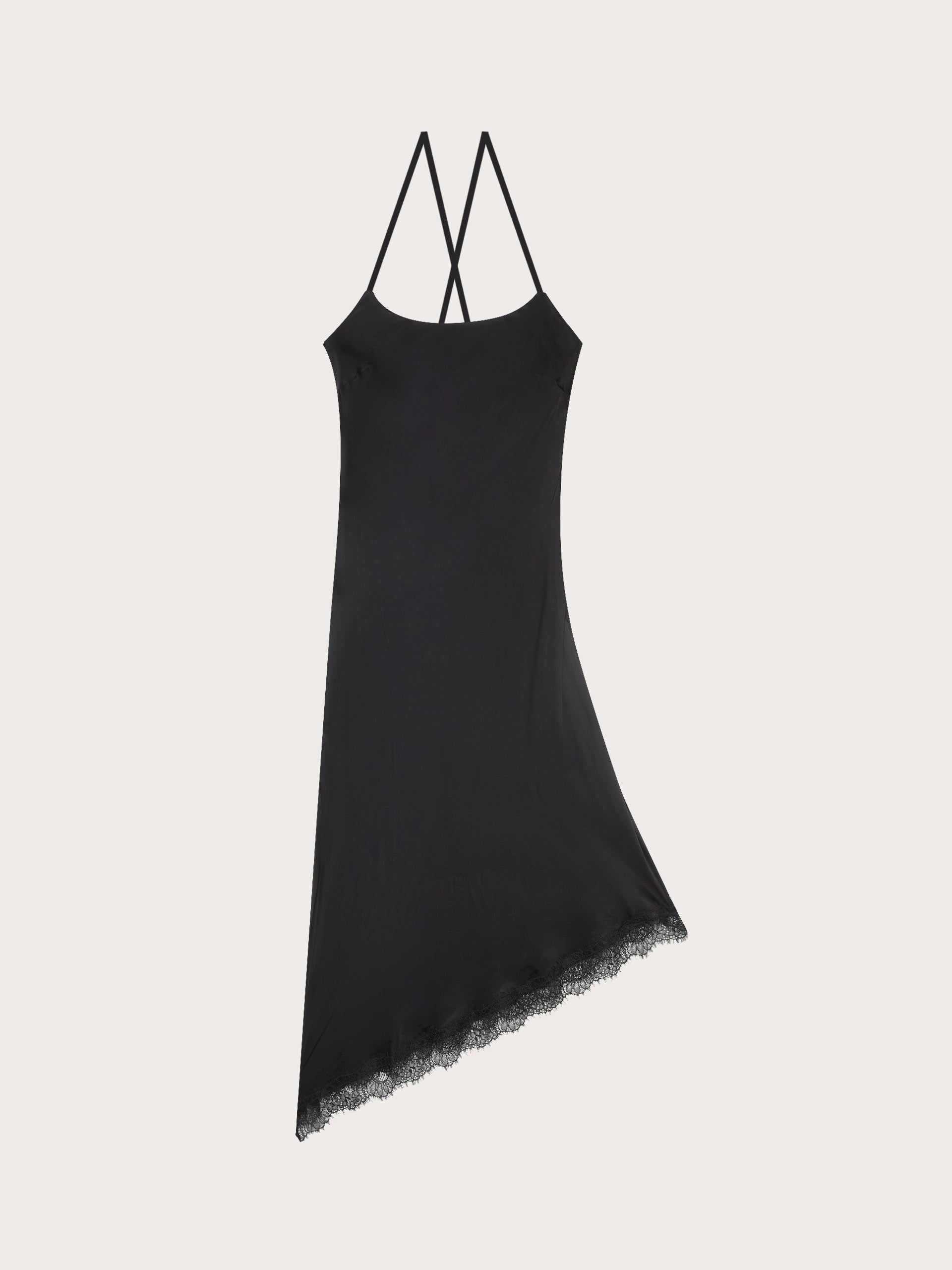 Sottoveste raso di viscosa e pizzo - Yamamay loves Guess II