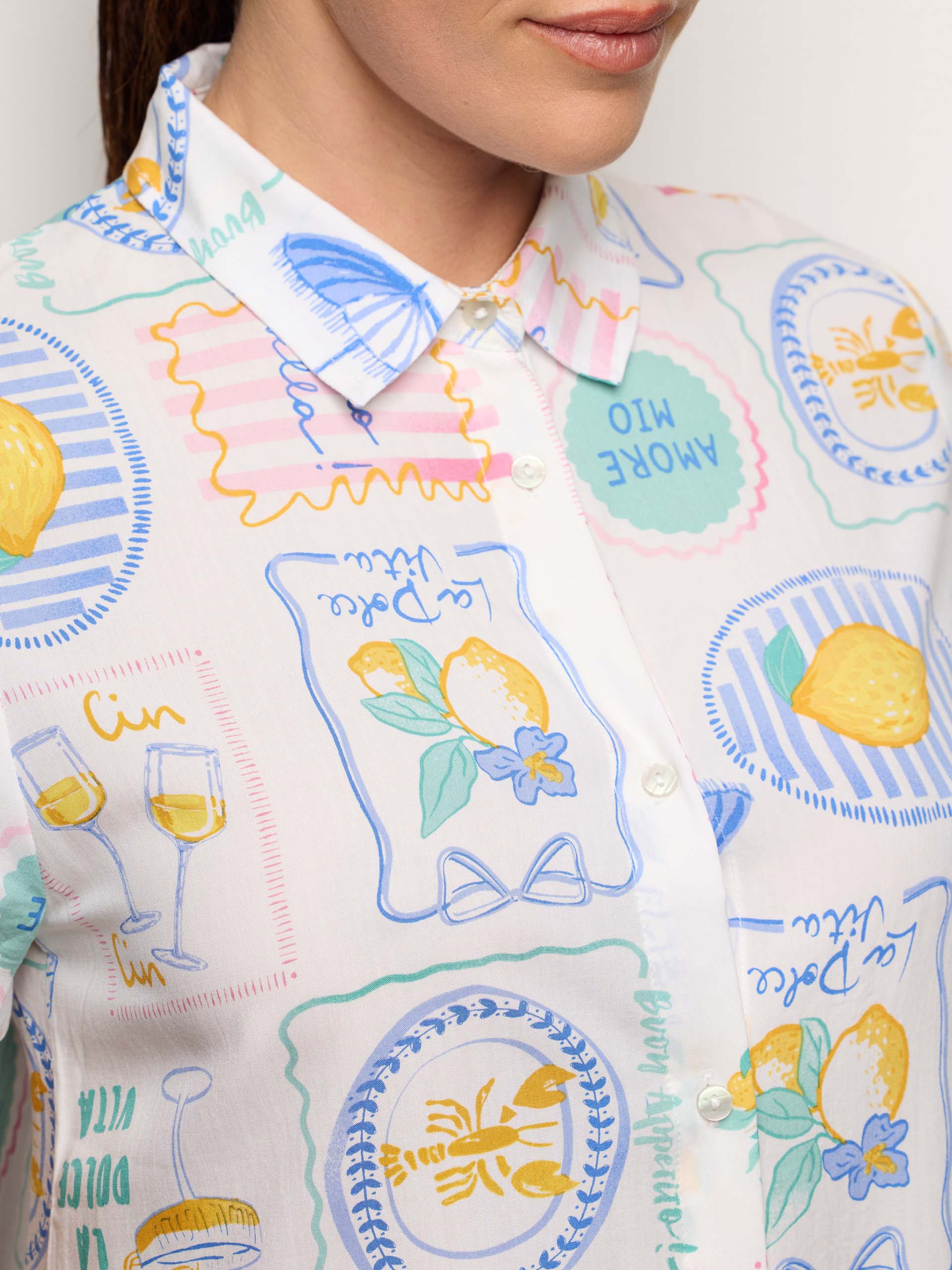 Camicia da notte m/c - La Dolce Vita