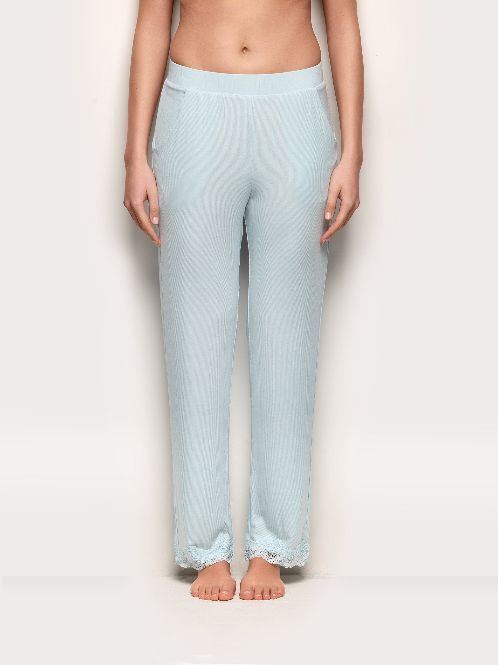 Pantalone lungo con TENCEL™ Modal Rib