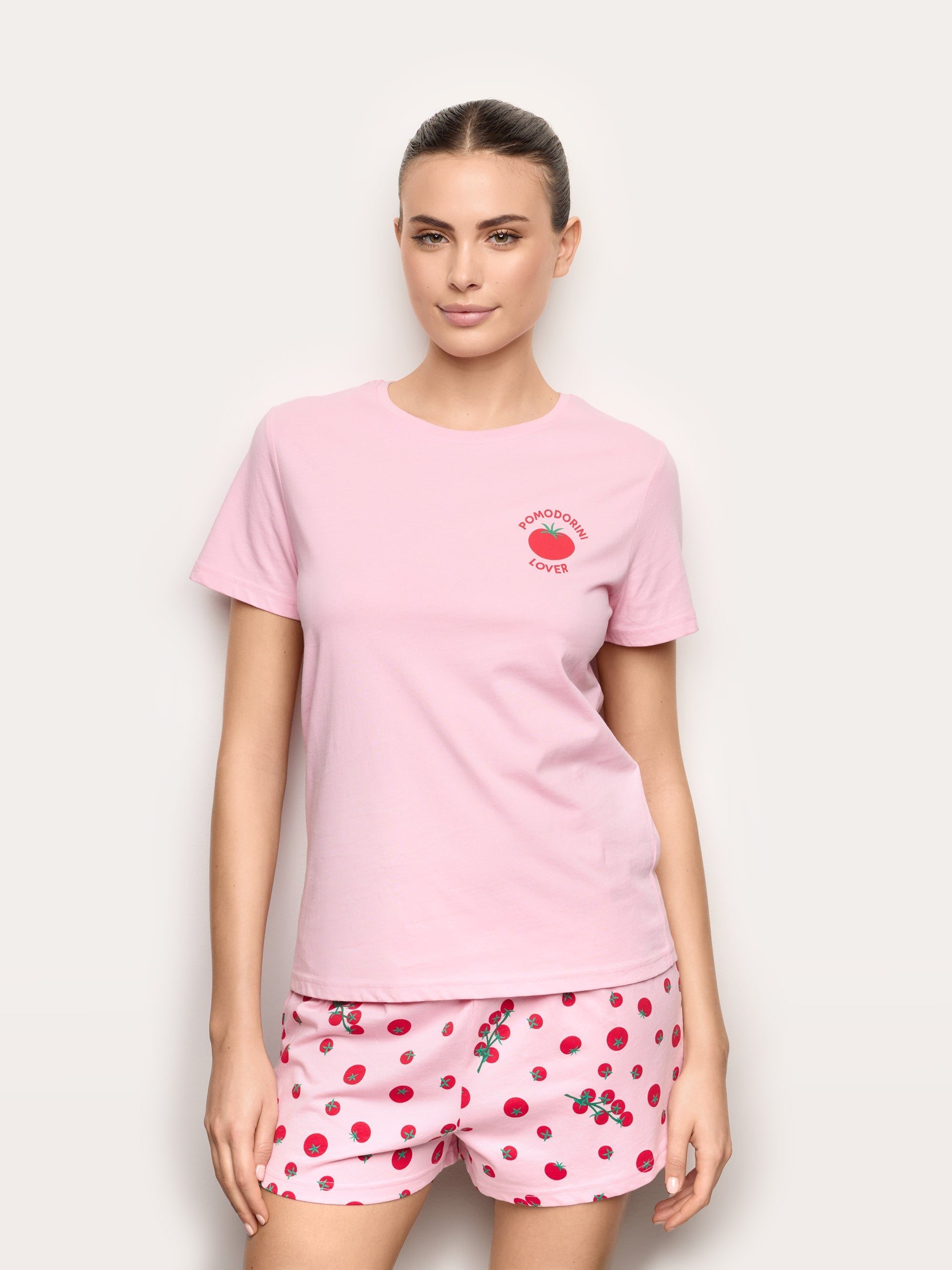Pigiama corto jersey di cotone - Janette