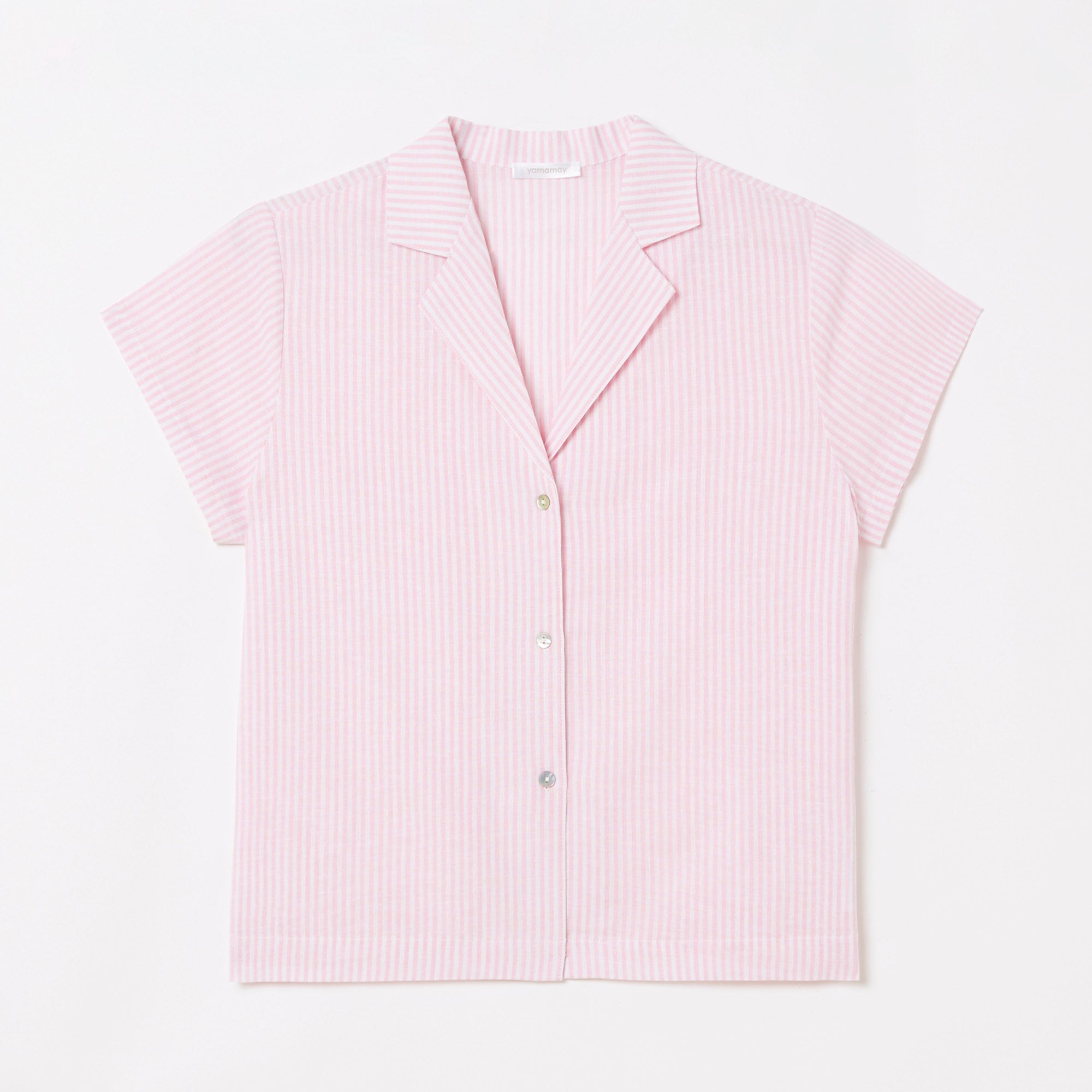 Maglia aperta manica corta - Cotone & Lino