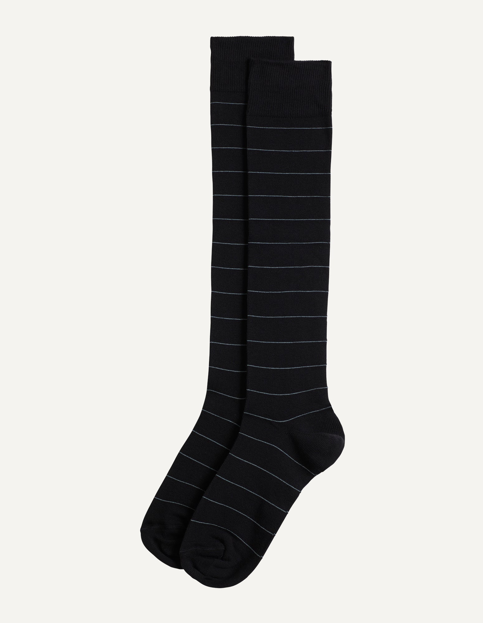 Calze lunghe nero righe - Daily
