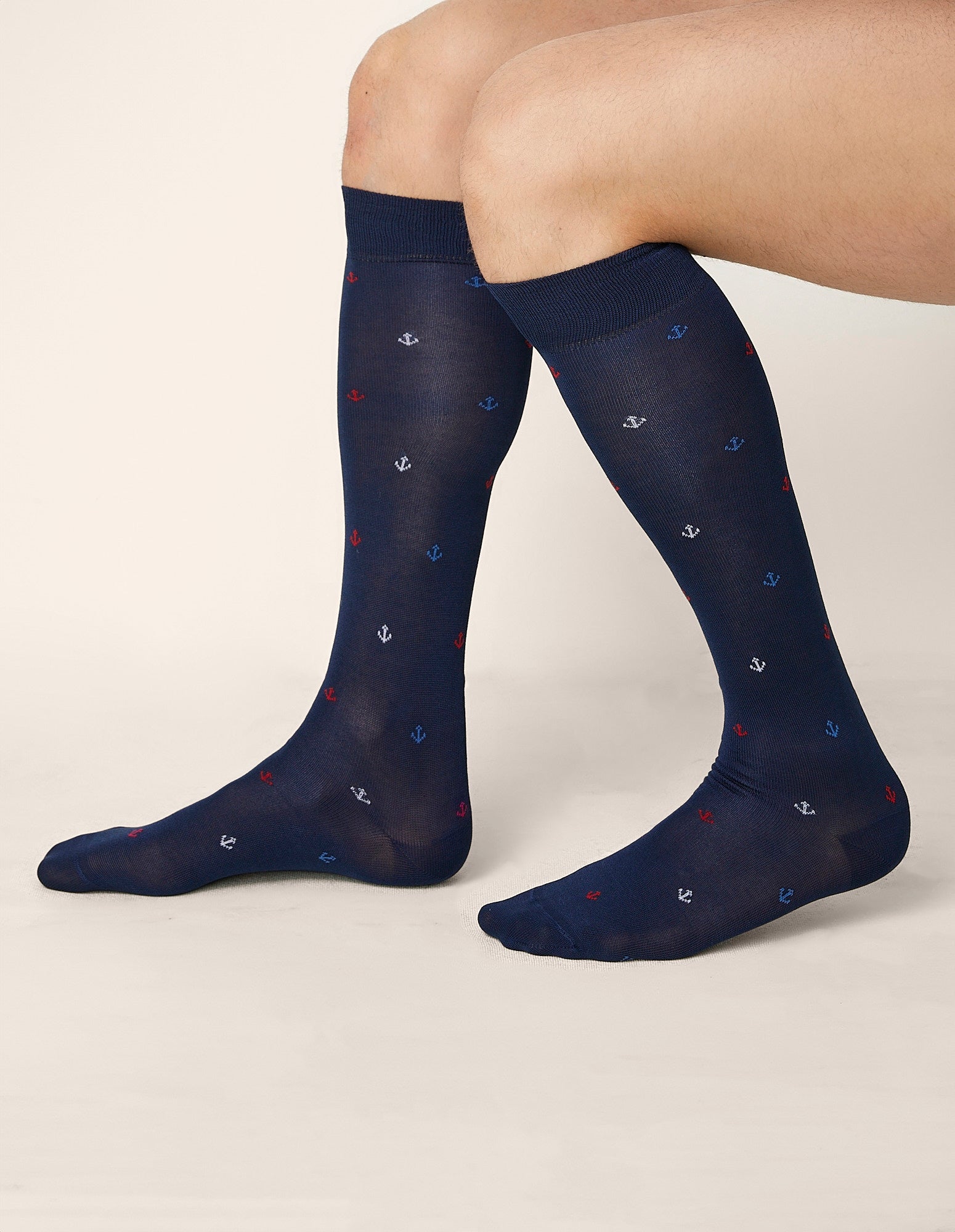 Calze lunghe uomo stampate Sailing