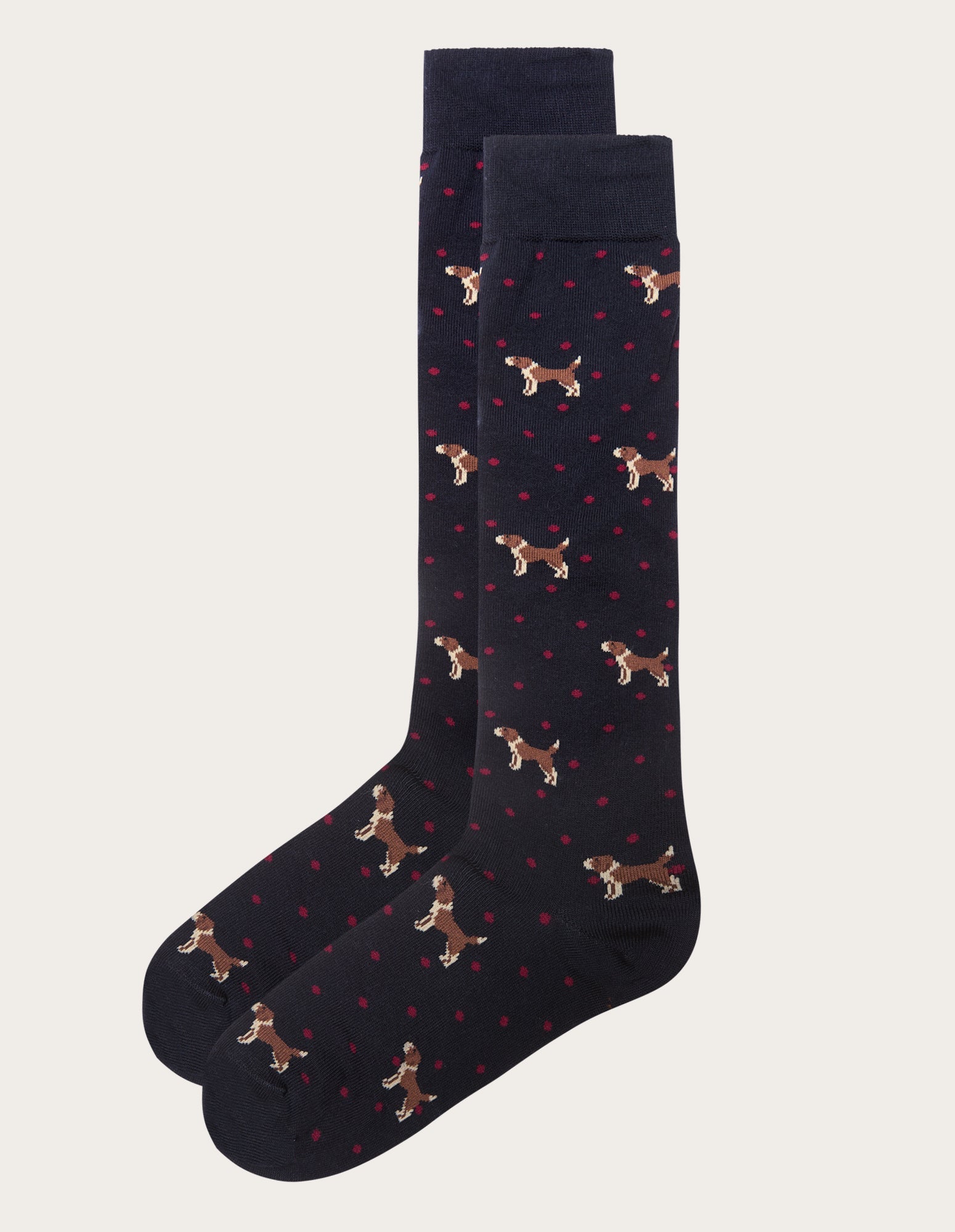 Calze lunghe da uomo con fantasia di cani Funny