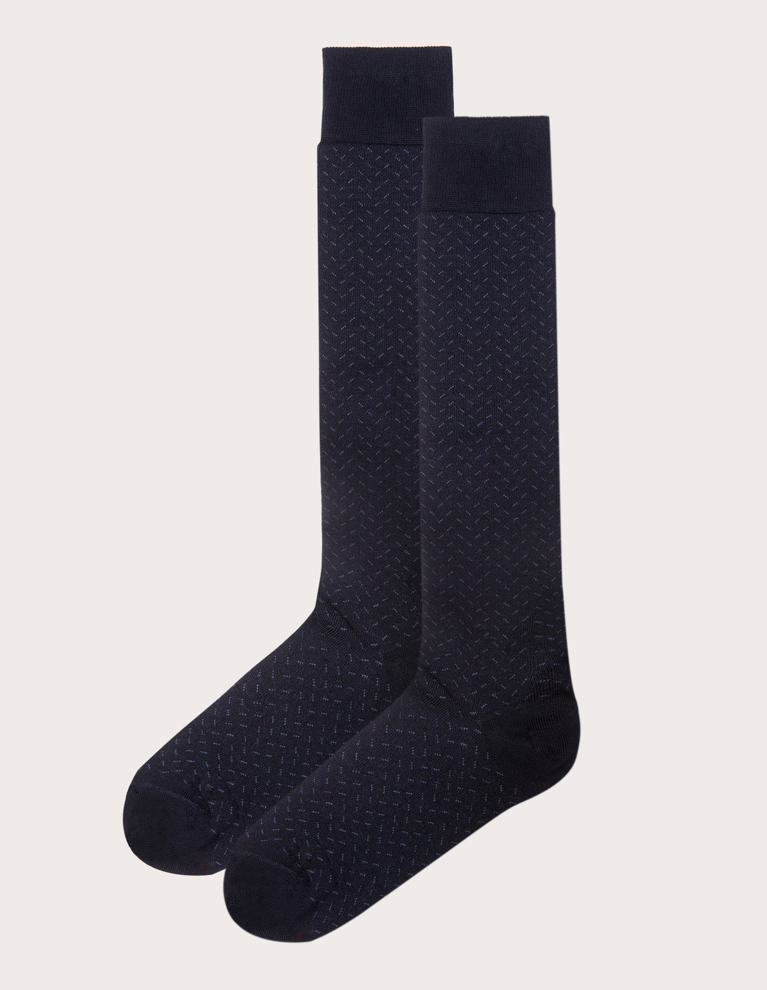 Calze lunghe da uomo blu con dettagli Daily