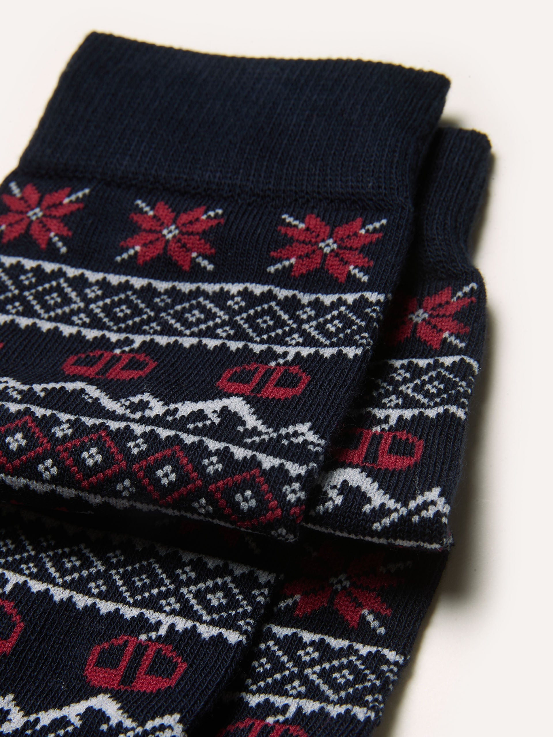 Calze corte stile nordico Hello Xmas