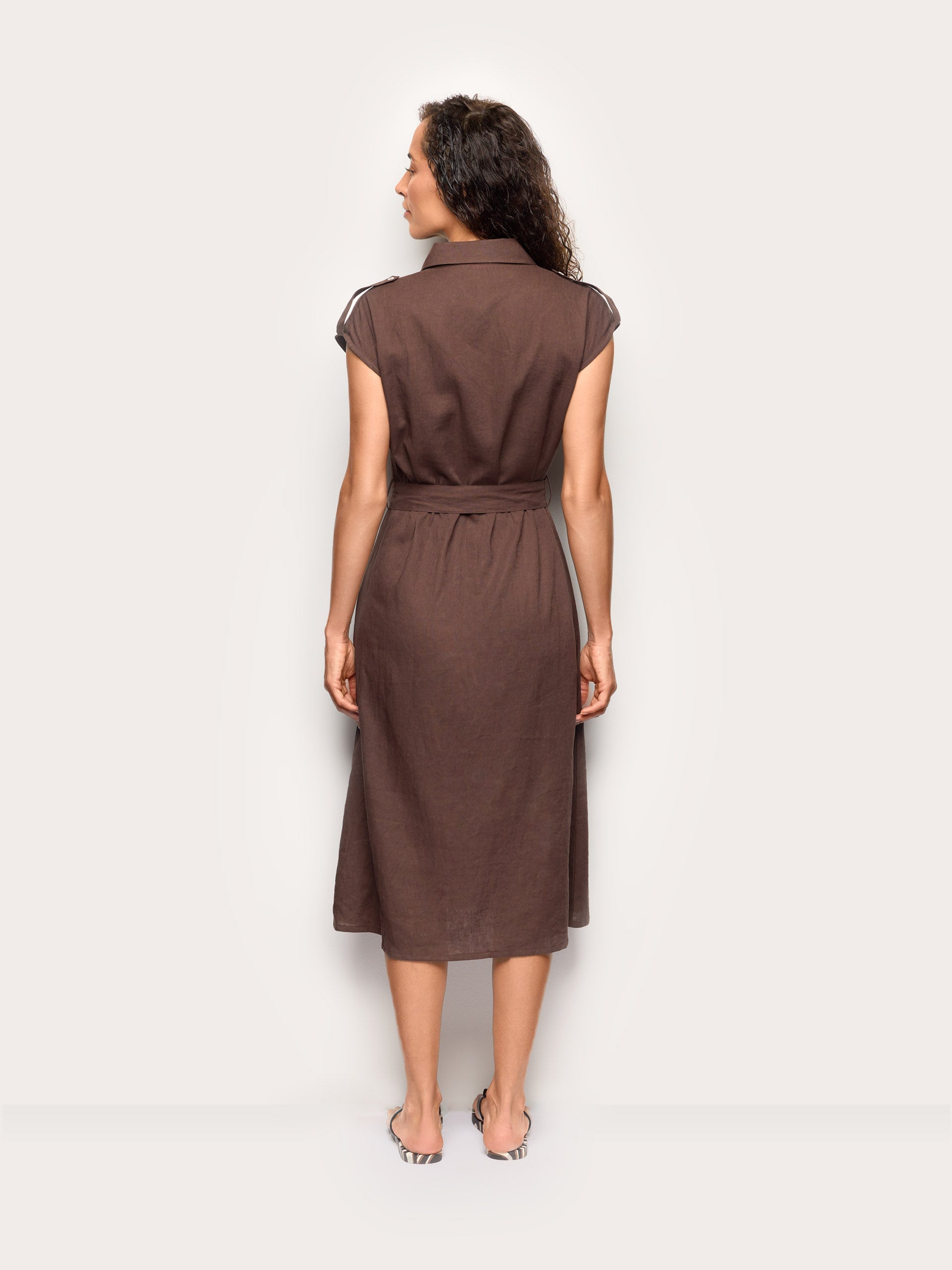 Abito lungo - Linen / Viscose