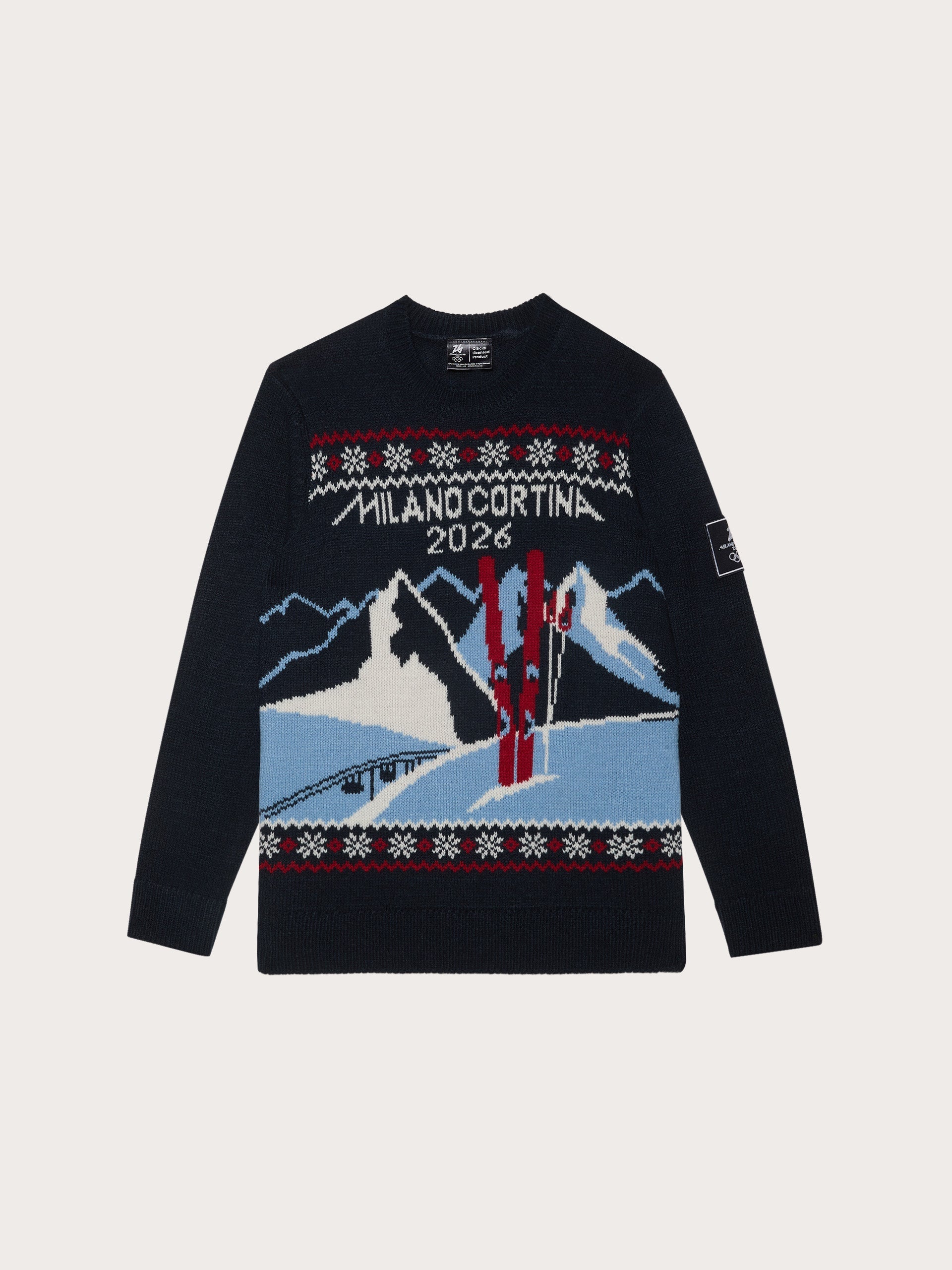 Maglione unisex jacquard bambini Milano Cortina 2026®